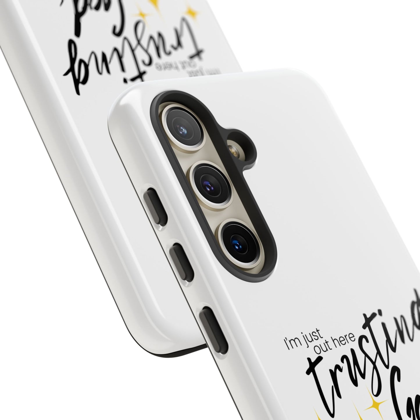 I'm Just Out Here Trusting God - Phone Case
