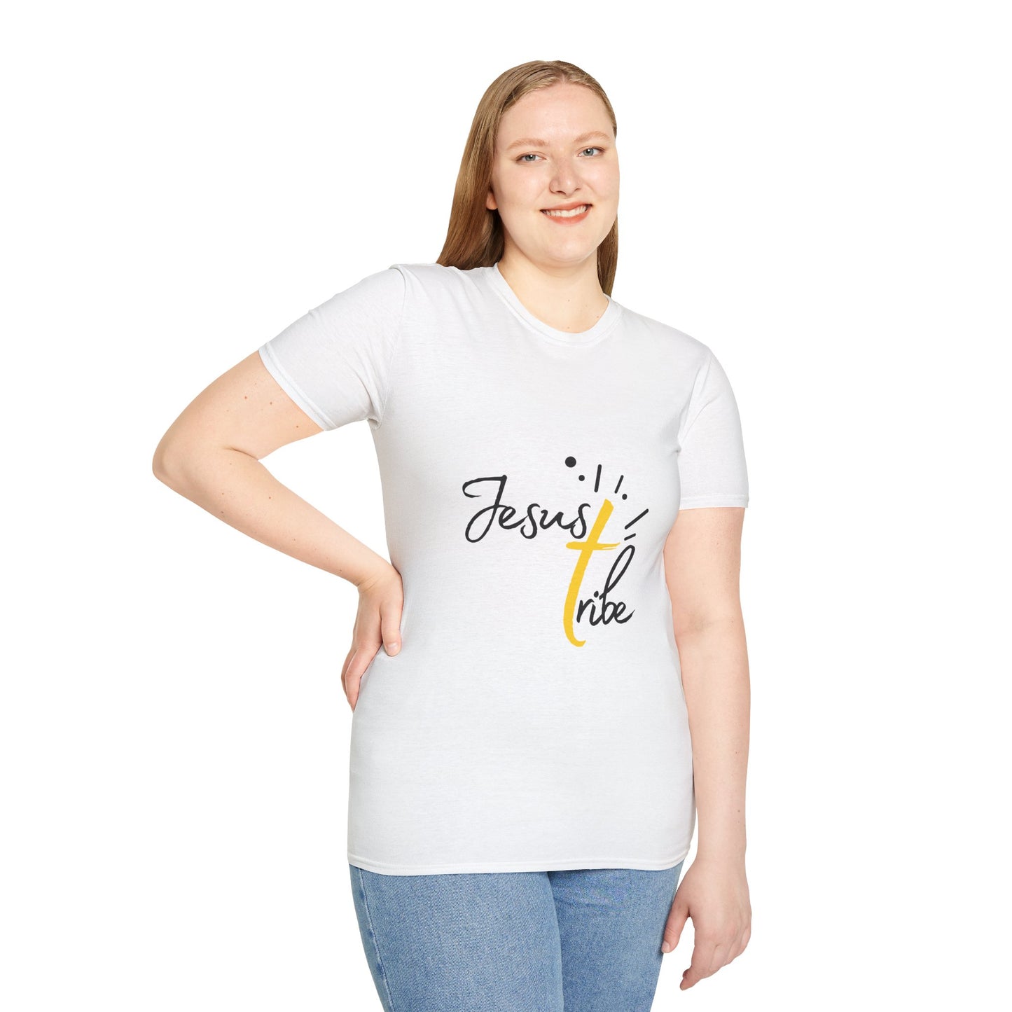 Faith-Inspired Unisex T-Shirt | Jesus Tribe Design | Casual Wear, Christian Gift, Spiritual Clothing, Everyday Tee, Church Events