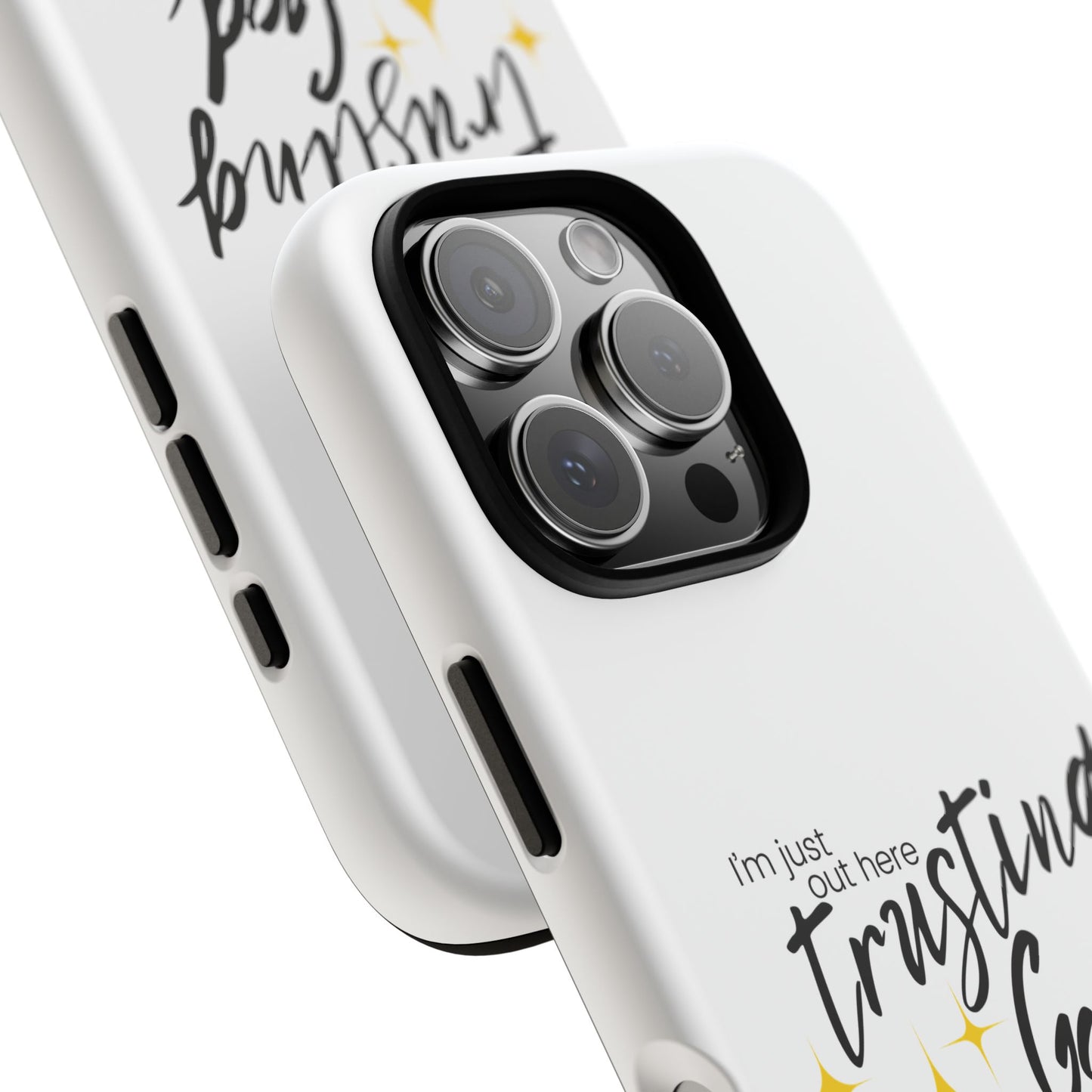 I'm Just Out Here Trusting God - Phone Case