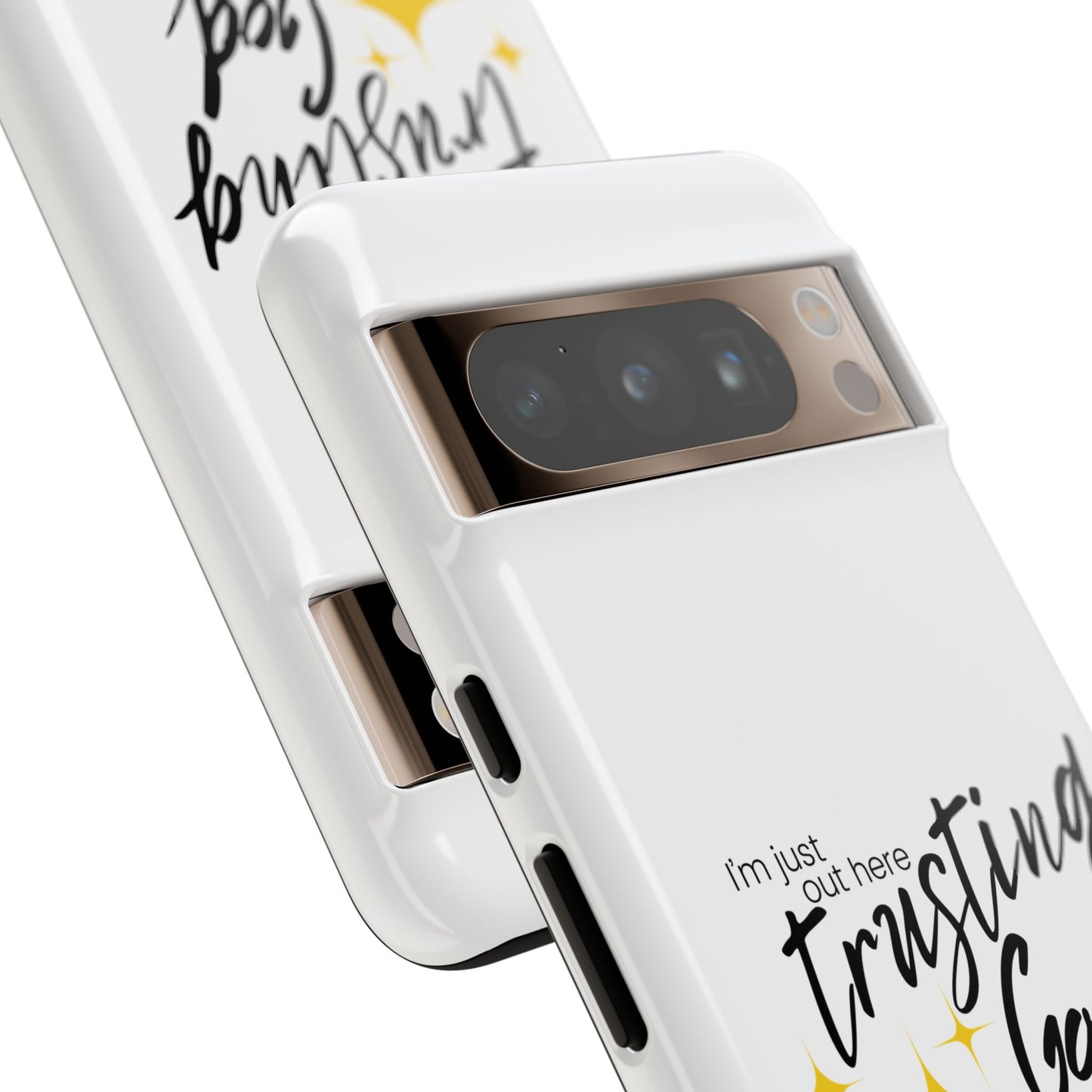 I'm Just Out Here Trusting God - Phone Case