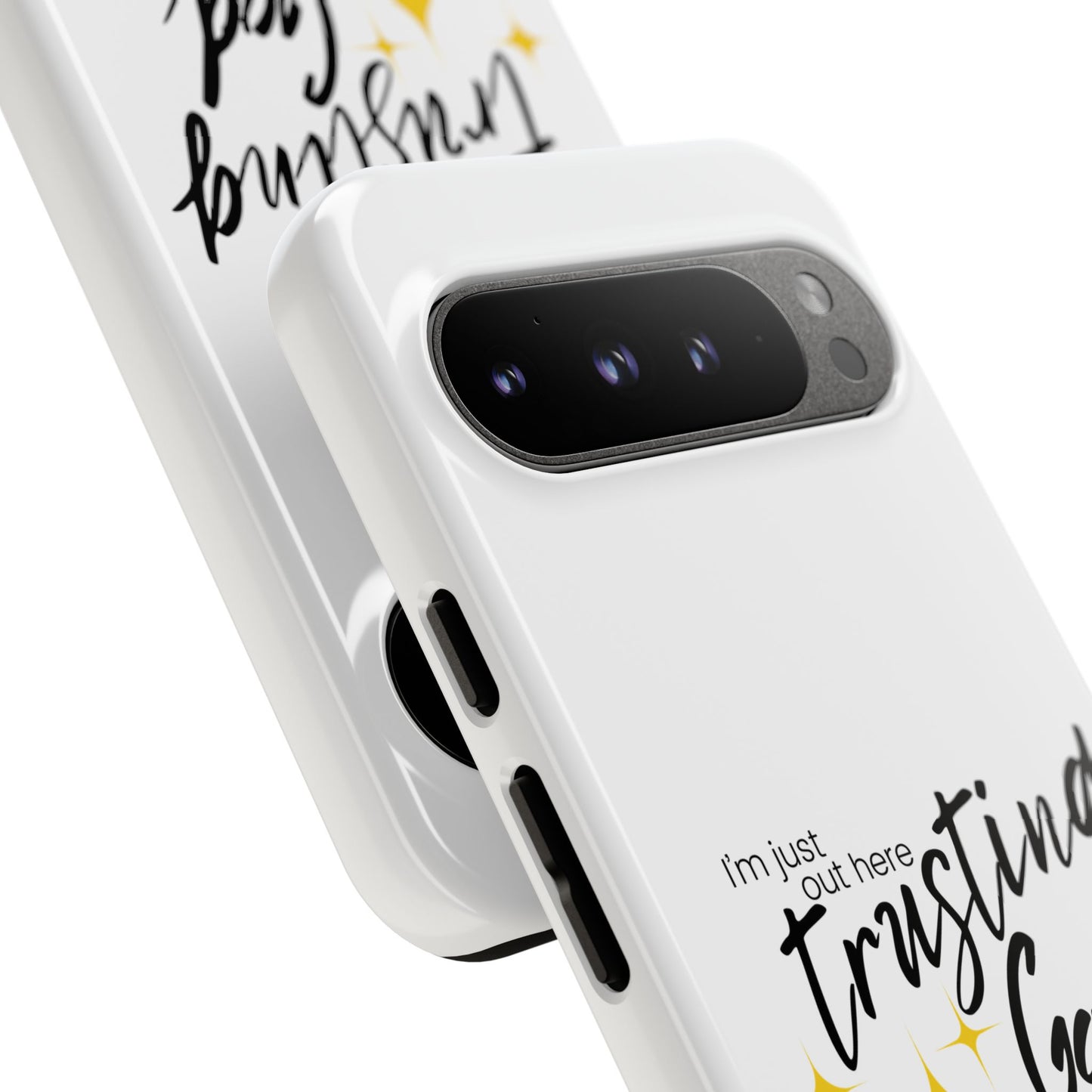 I'm Just Out Here Trusting God - Phone Case