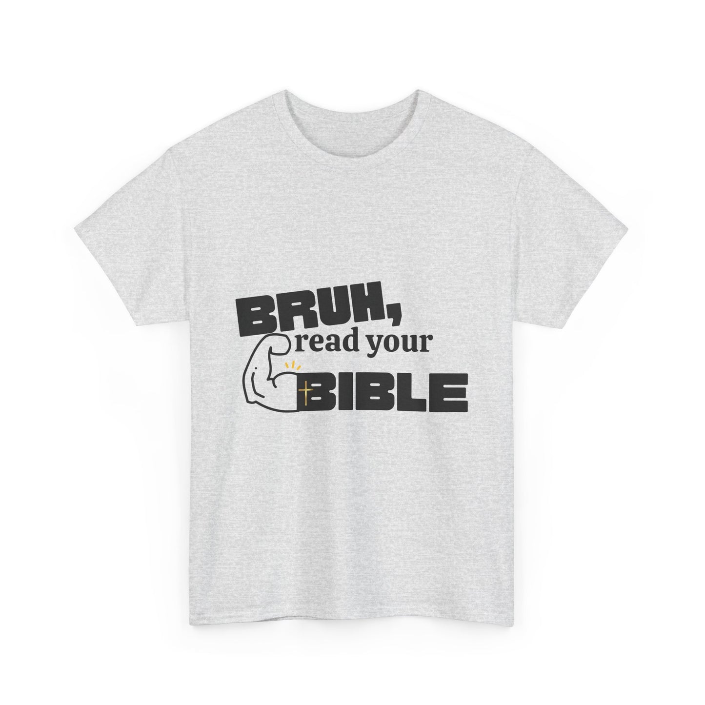 Bruh, Read Your Bible - Funny Bible Quote T-Shirt, Christian Gift, Men's Tee, Casual Wear, Church Shirt, Humor Apparel