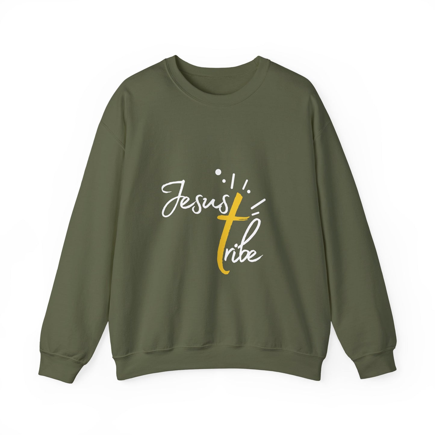 Jesus Tribe - Faith-Inspired Crewneck Sweatshirt - Jesus Tribe Apparel, Christian Gifts, Comfortable Everyday Wear, Inspirational Fashion, Cozy Casuals