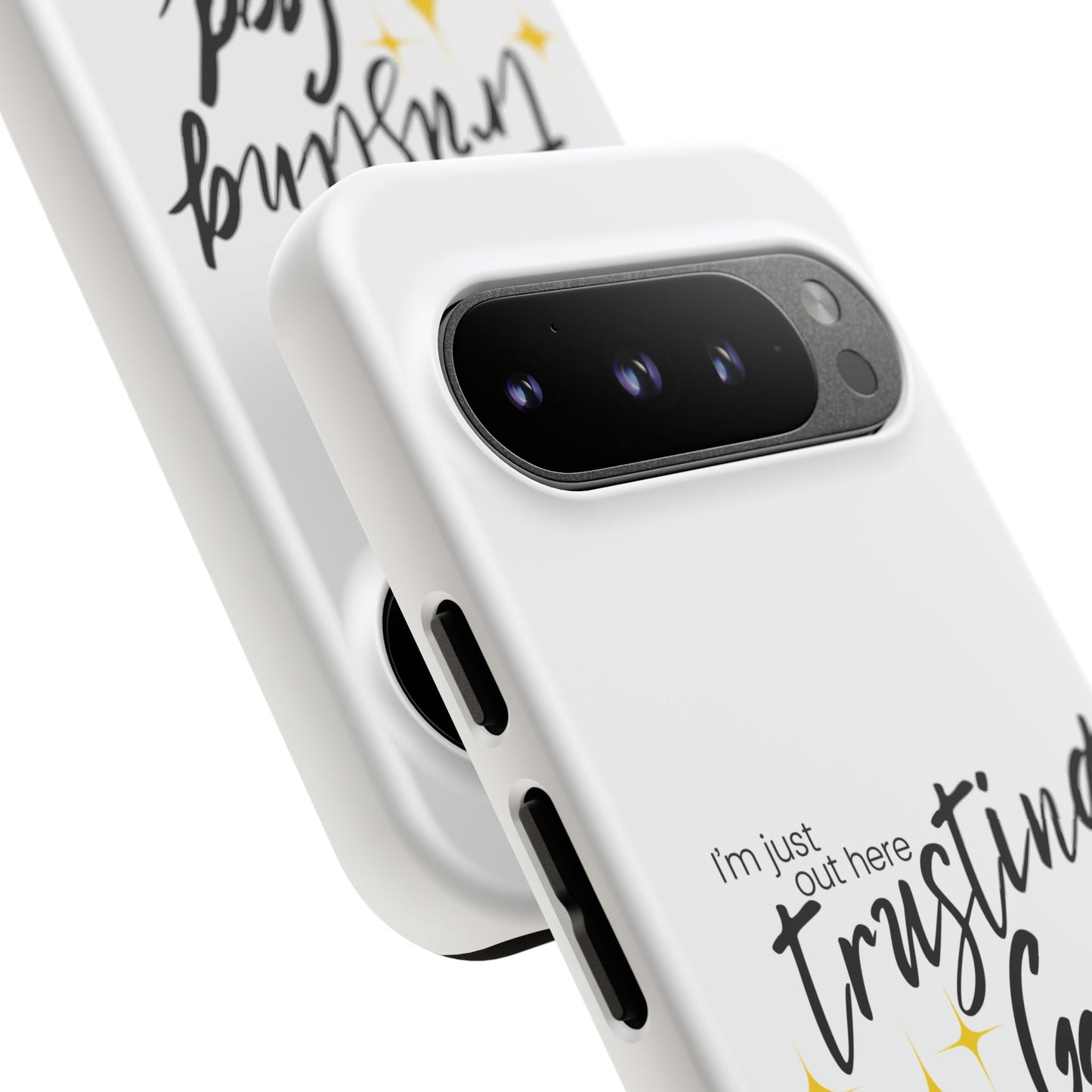 I'm Just Out Here Trusting God - Phone Case