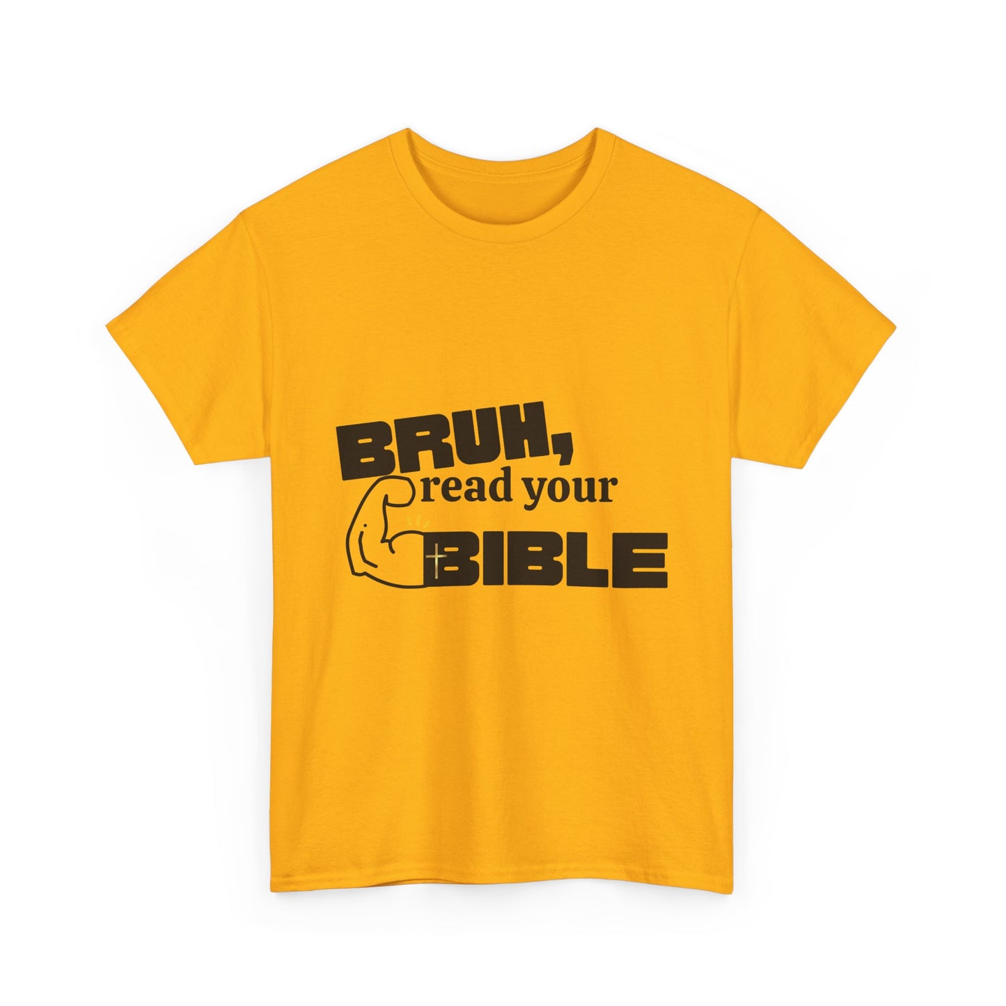Bruh, Read Your Bible - Funny Bible Quote T-Shirt, Christian Gift, Men's Tee, Casual Wear, Church Shirt, Humor Apparel