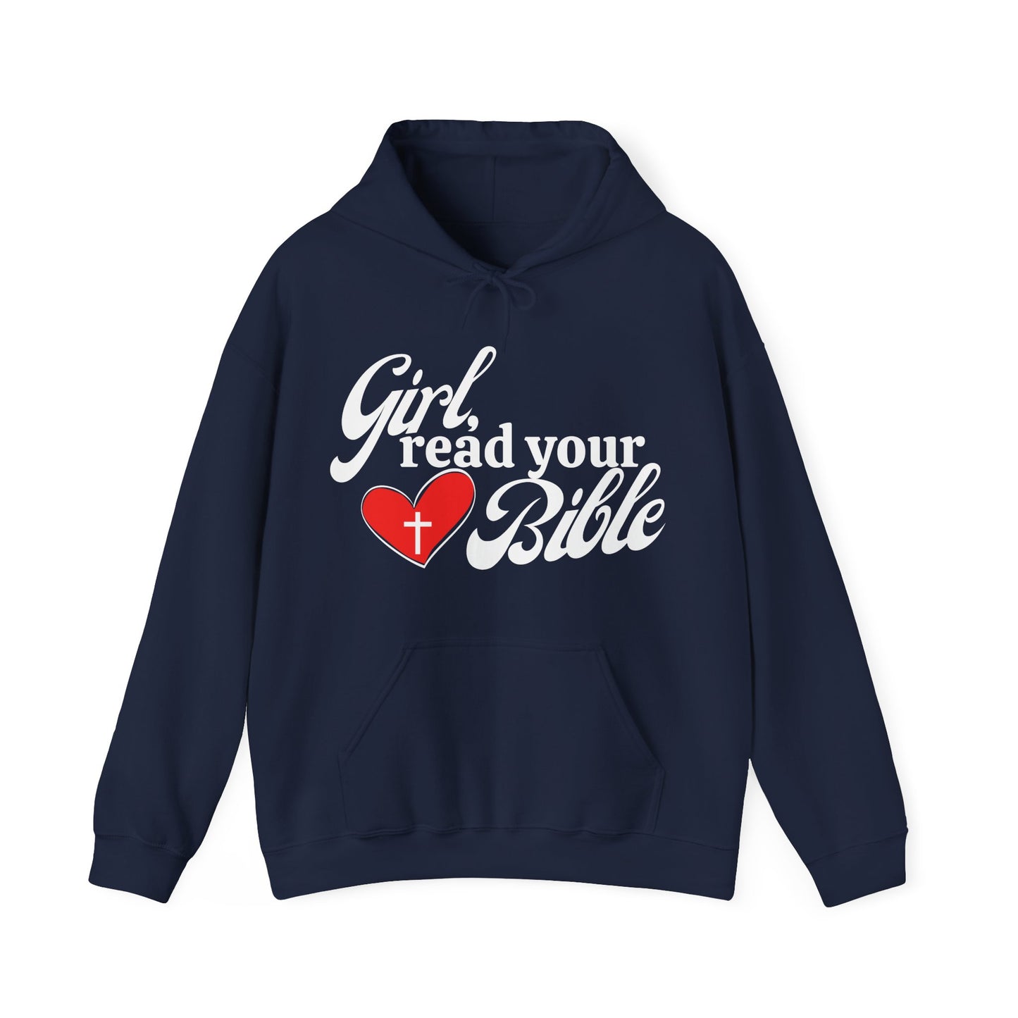 Christian Inspiration Hoodie for Girls, Bible Verse Sweatshirt, Faith-Based Gift, Cozy Religious Apparel, Winter Wear, Church Event