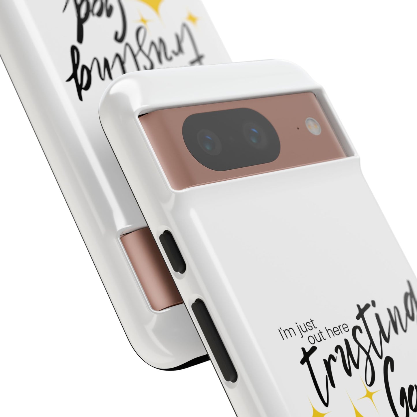 I'm Just Out Here Trusting God - Phone Case