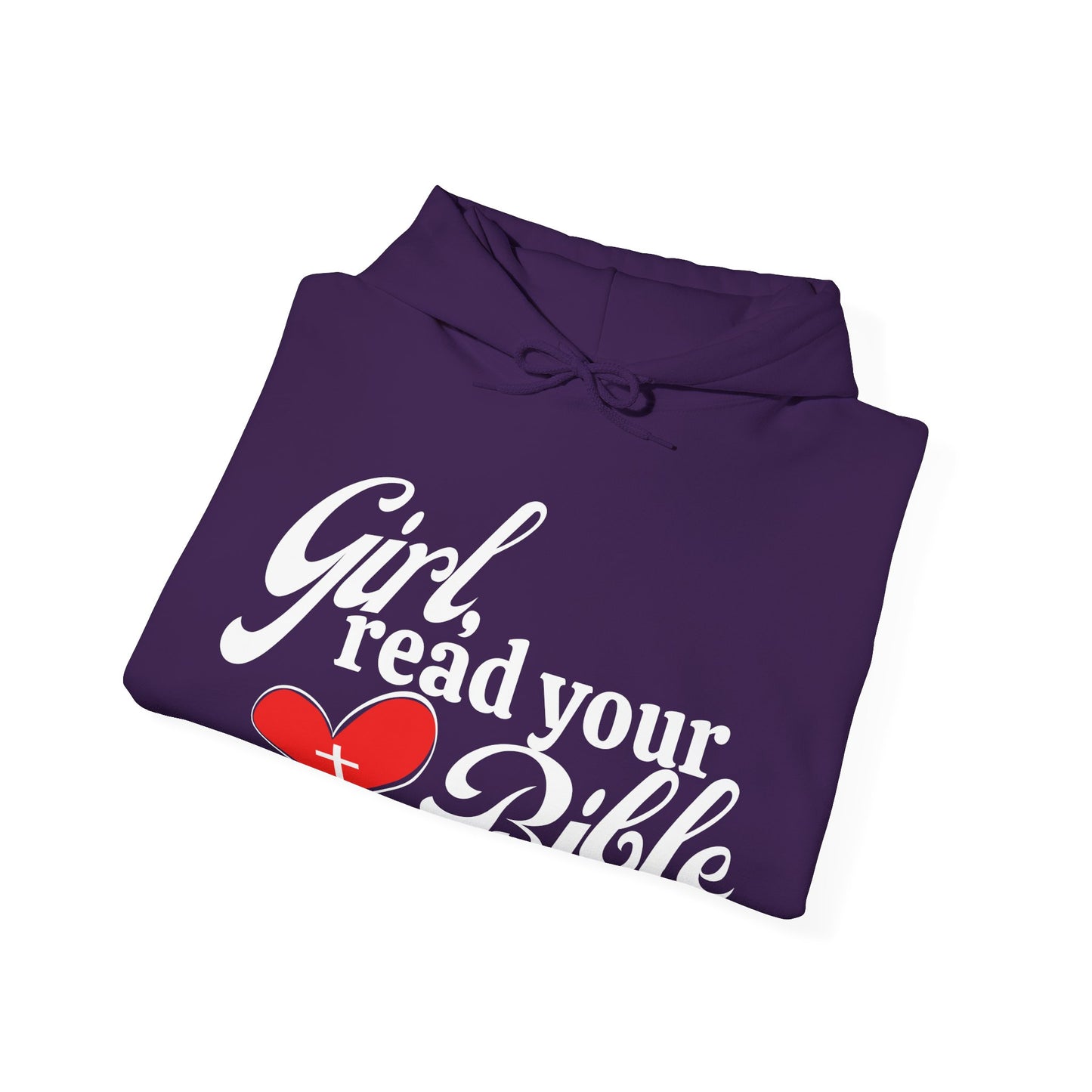 Christian Inspiration Hoodie for Girls, Bible Verse Sweatshirt, Faith-Based Gift, Cozy Religious Apparel, Winter Wear, Church Event