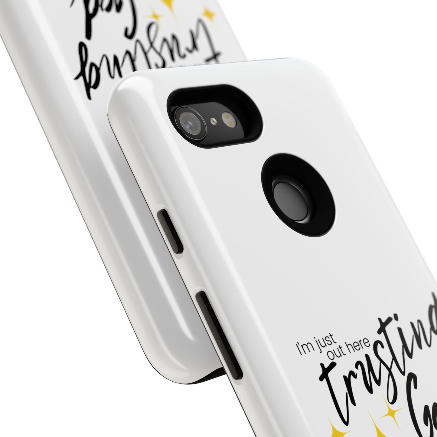 I'm Just Out Here Trusting God - Phone Case