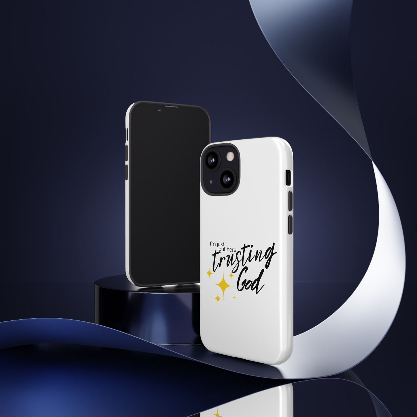 I'm Just Out Here Trusting God - Phone Case