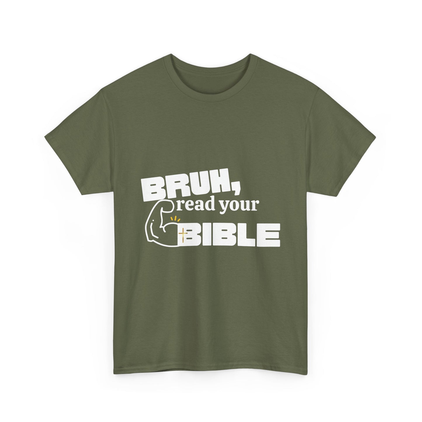 Bruh, Read Your Bible - Funny Bible Quote T-Shirt, Christian Gift, Men's Tee, Casual Wear, Church Shirt, Humor Apparel