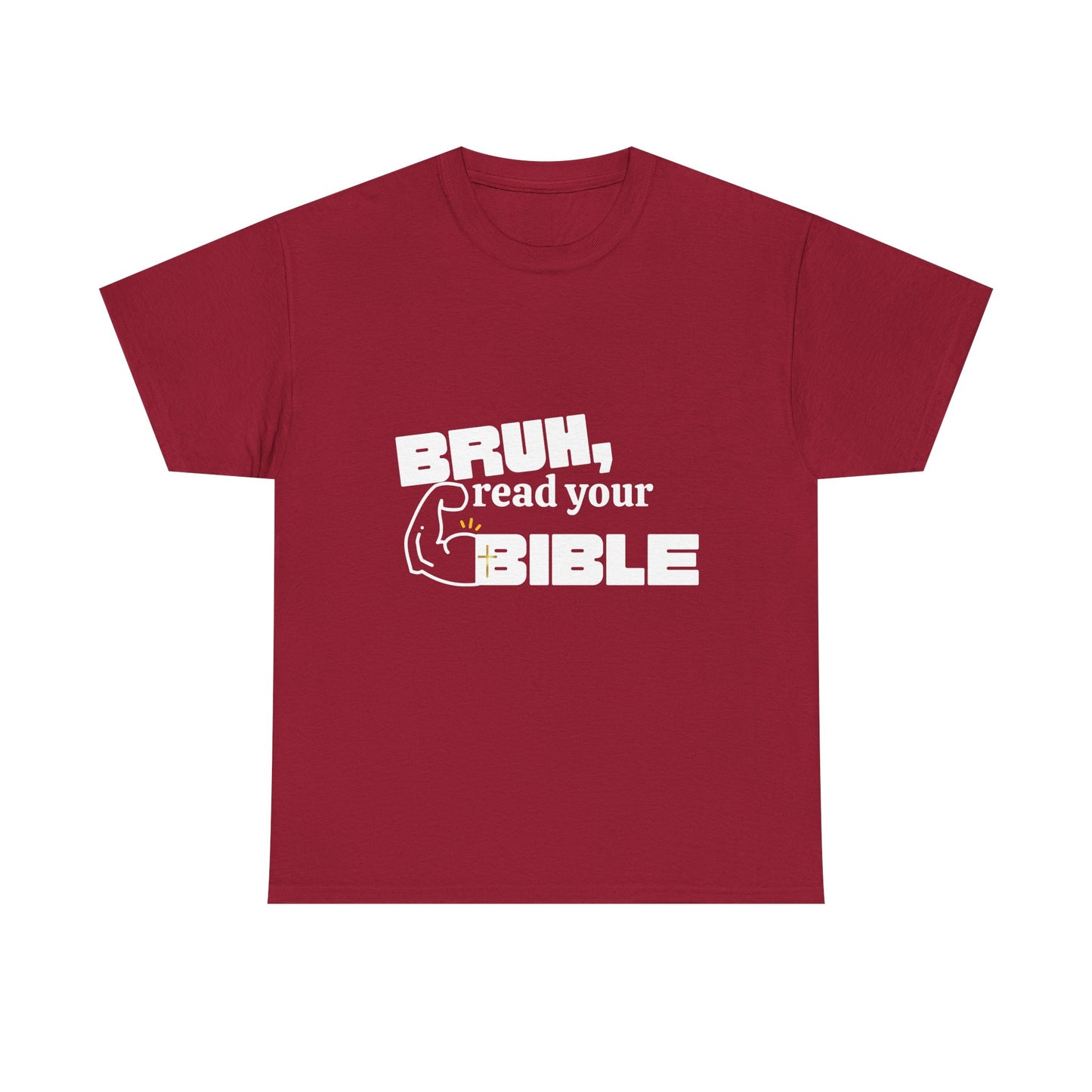 Bruh, Read Your Bible - Funny Bible Quote T-Shirt, Christian Gift, Men's Tee, Casual Wear, Church Shirt, Humor Apparel