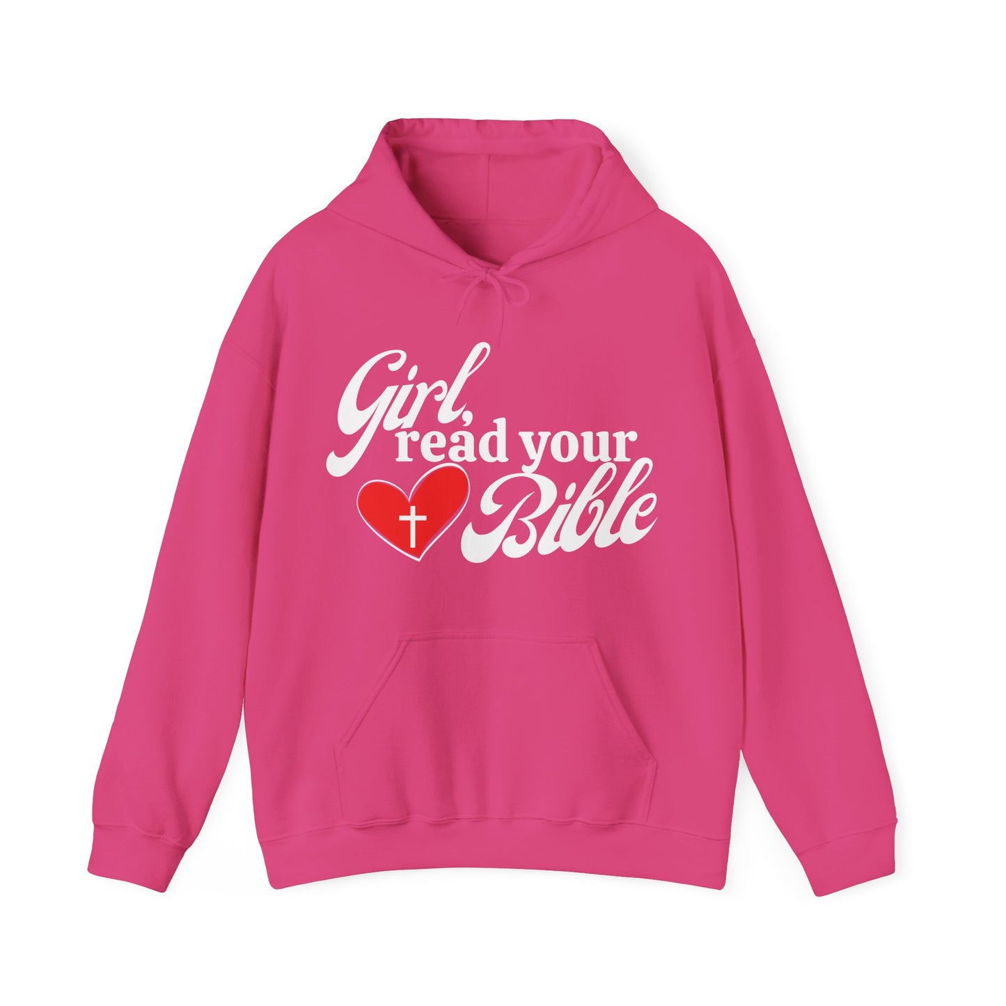 Christian Inspiration Hoodie for Girls, Bible Verse Sweatshirt, Faith-Based Gift, Cozy Religious Apparel, Winter Wear, Church Event