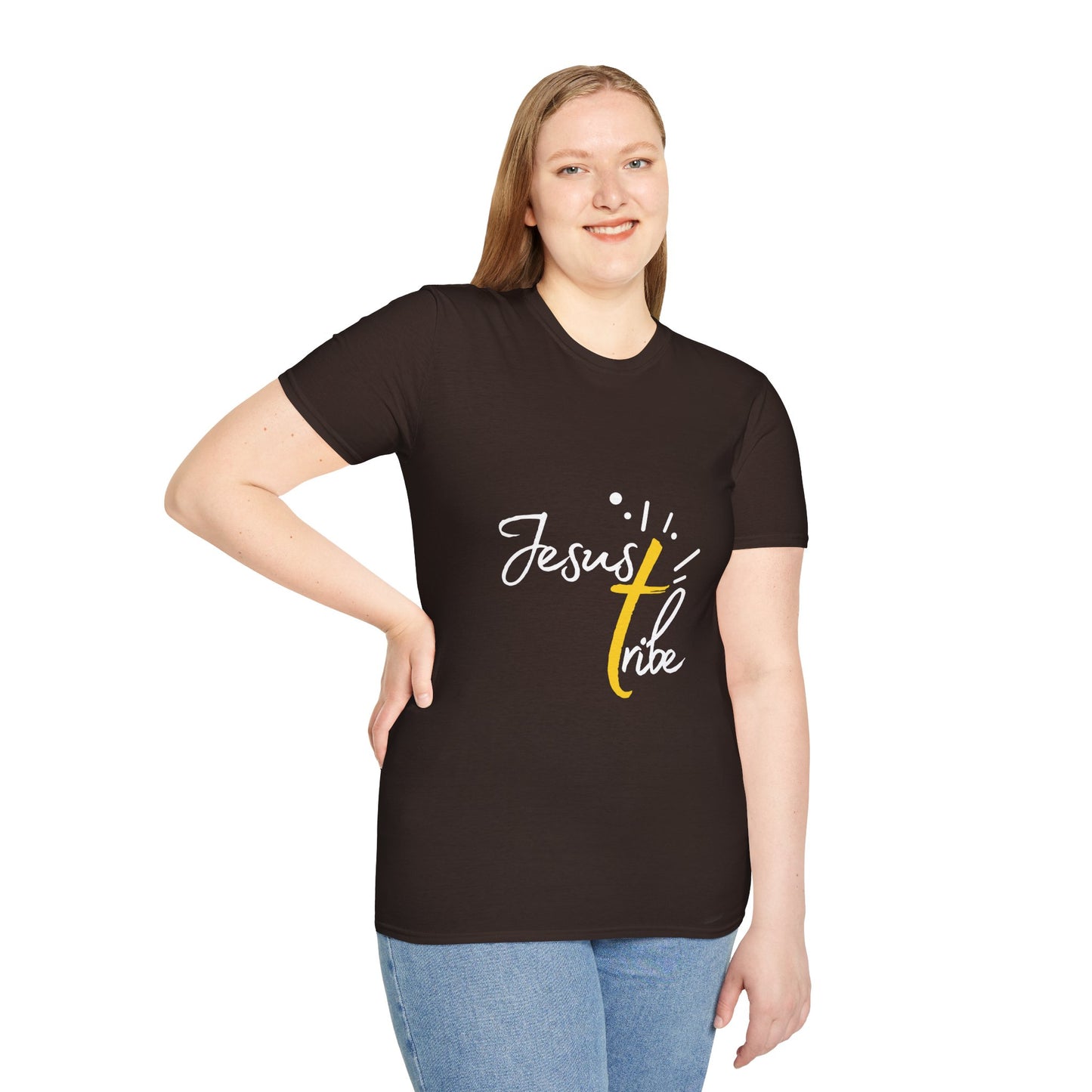 Faith-Inspired Unisex T-Shirt | Jesus Tribe Design | Casual Wear, Christian Gift, Spiritual Clothing, Everyday Tee, Church Events