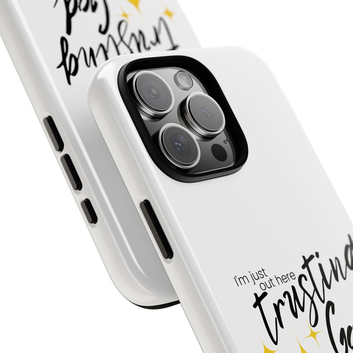 I'm Just Out Here Trusting God - Phone Case