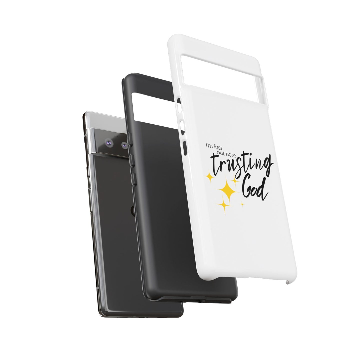 I'm Just Out Here Trusting God - Phone Case