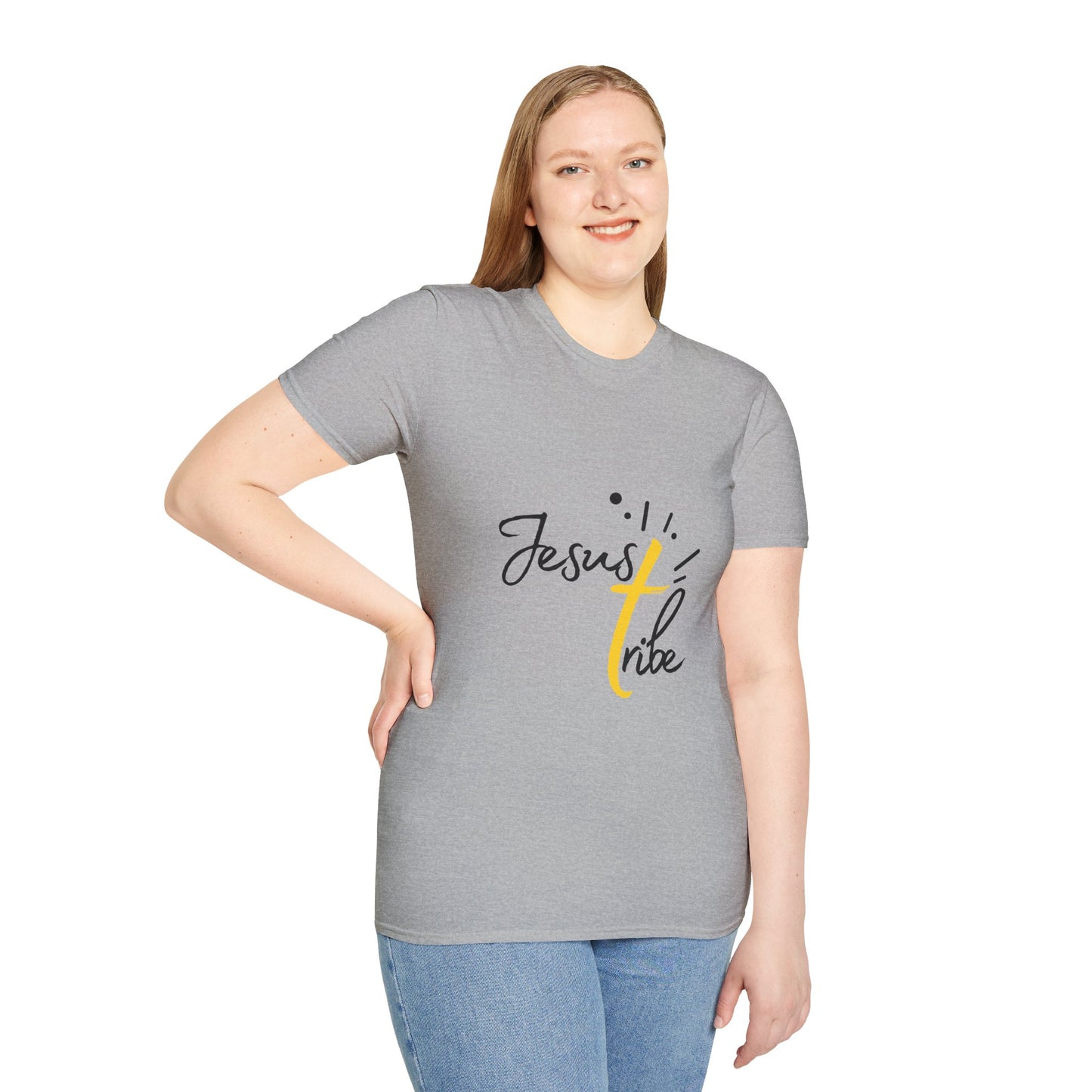 Faith-Inspired Unisex T-Shirt | Jesus Tribe Design | Casual Wear, Christian Gift, Spiritual Clothing, Everyday Tee, Church Events