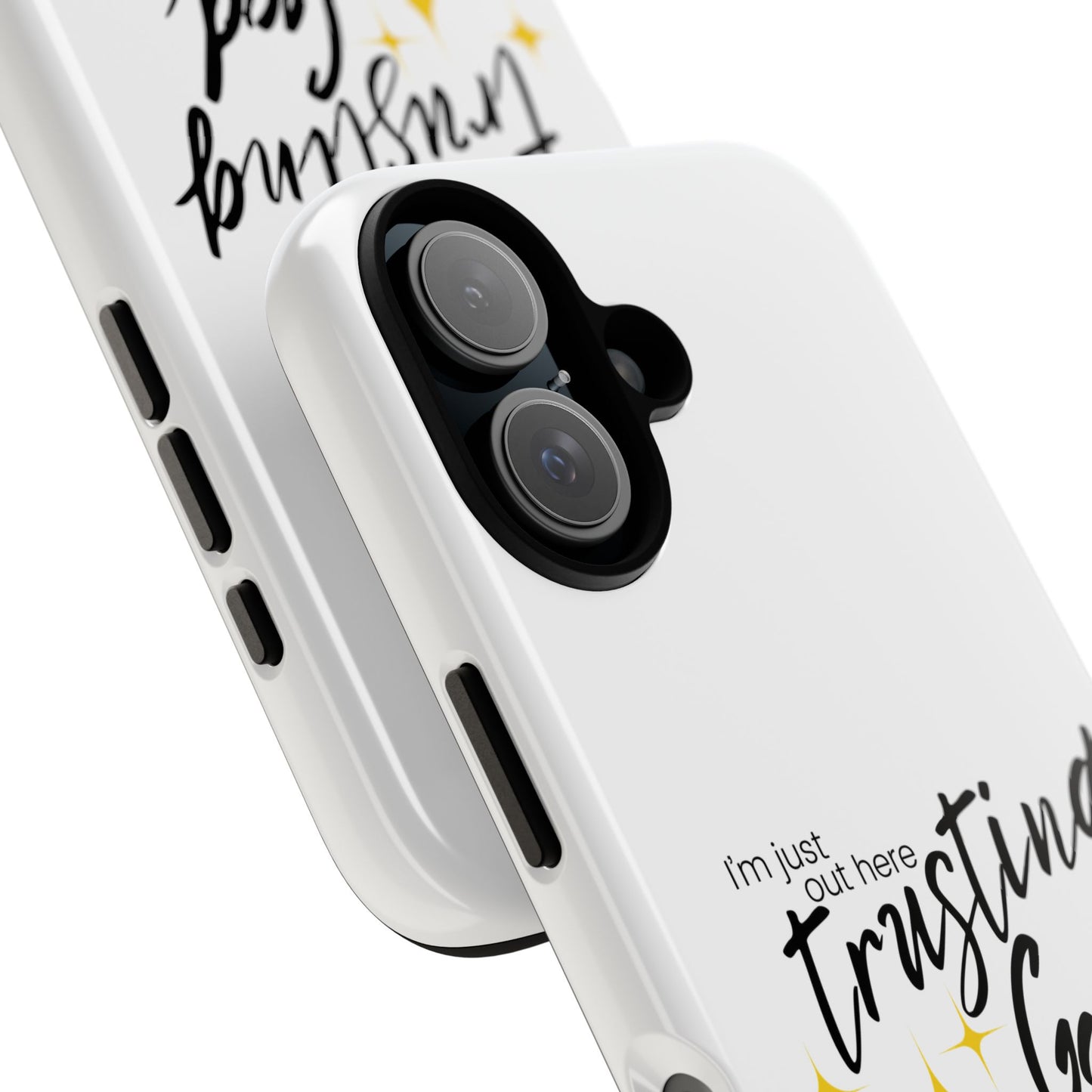 I'm Just Out Here Trusting God - Phone Case