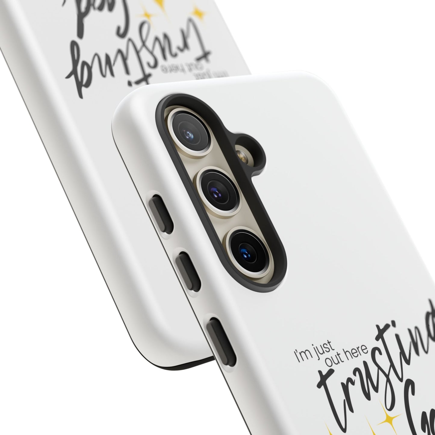 I'm Just Out Here Trusting God - Phone Case