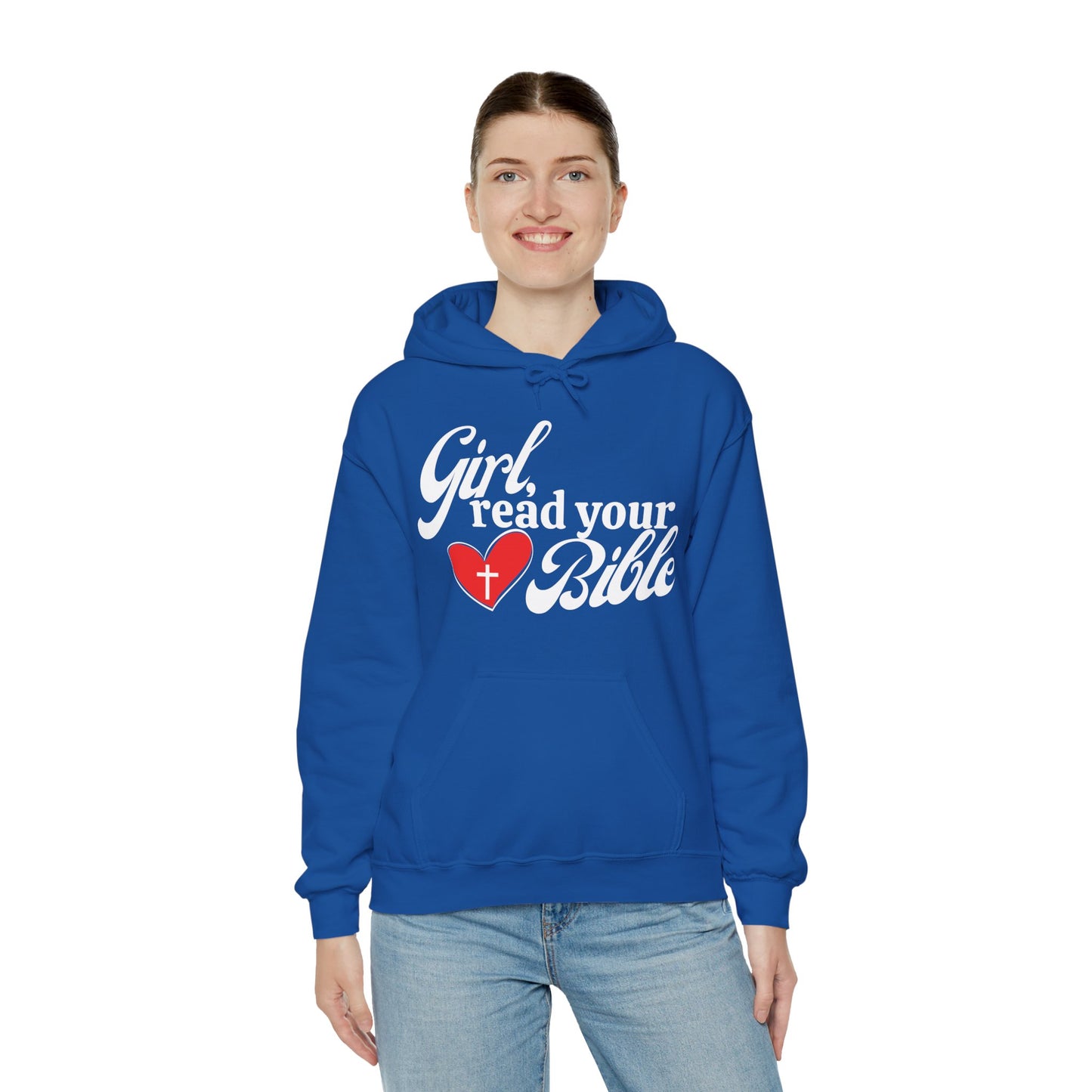 Christian Inspiration Hoodie for Girls, Bible Verse Sweatshirt, Faith-Based Gift, Cozy Religious Apparel, Winter Wear, Church Event