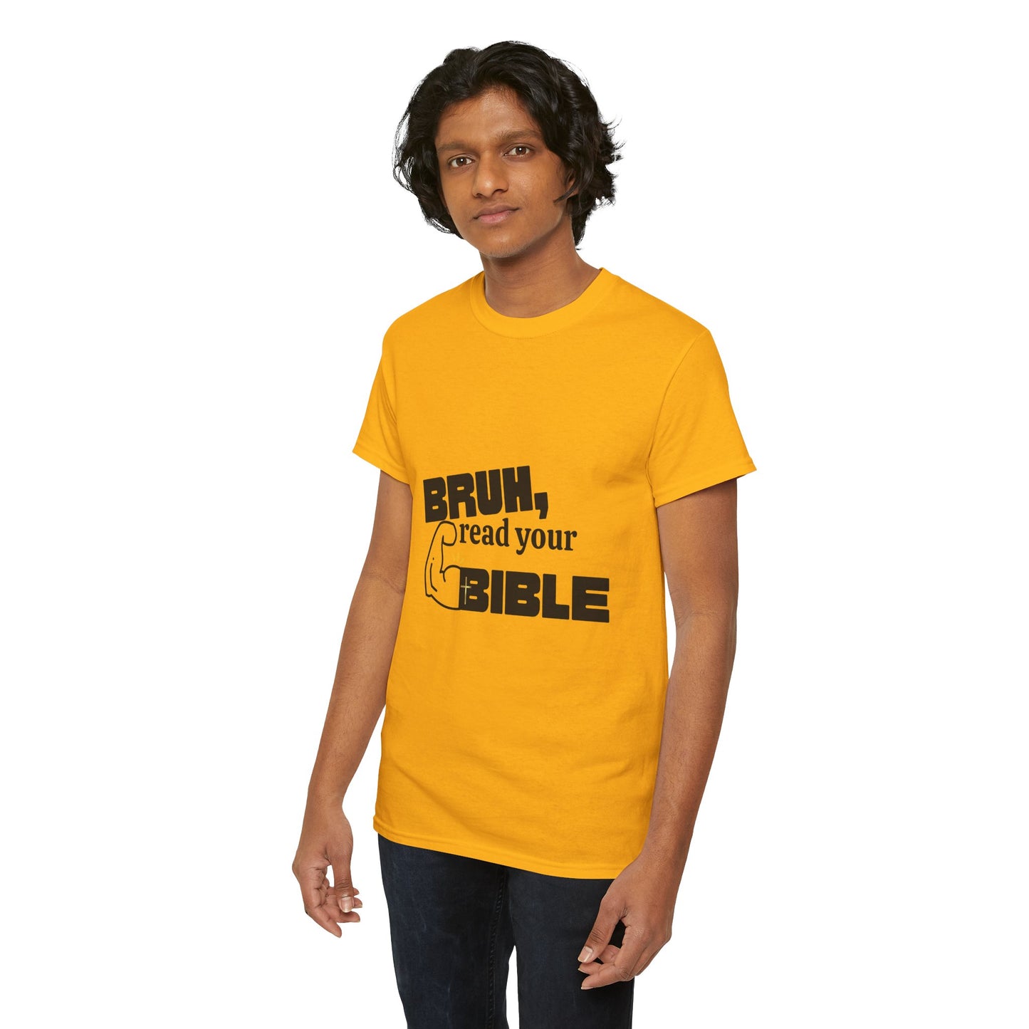 Bruh, Read Your Bible - Funny Bible Quote T-Shirt, Christian Gift, Men's Tee, Casual Wear, Church Shirt, Humor Apparel