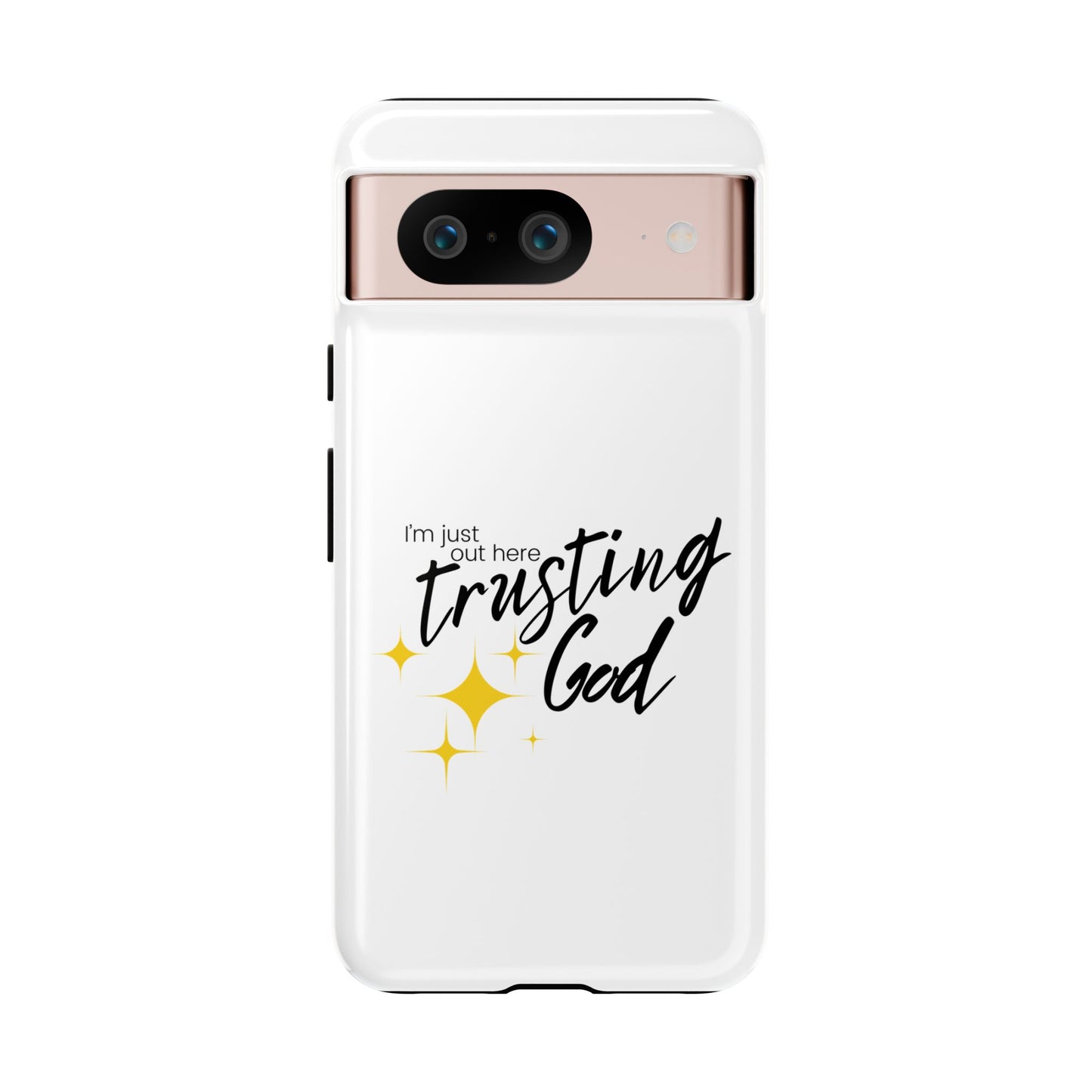 I'm Just Out Here Trusting God - Phone Case