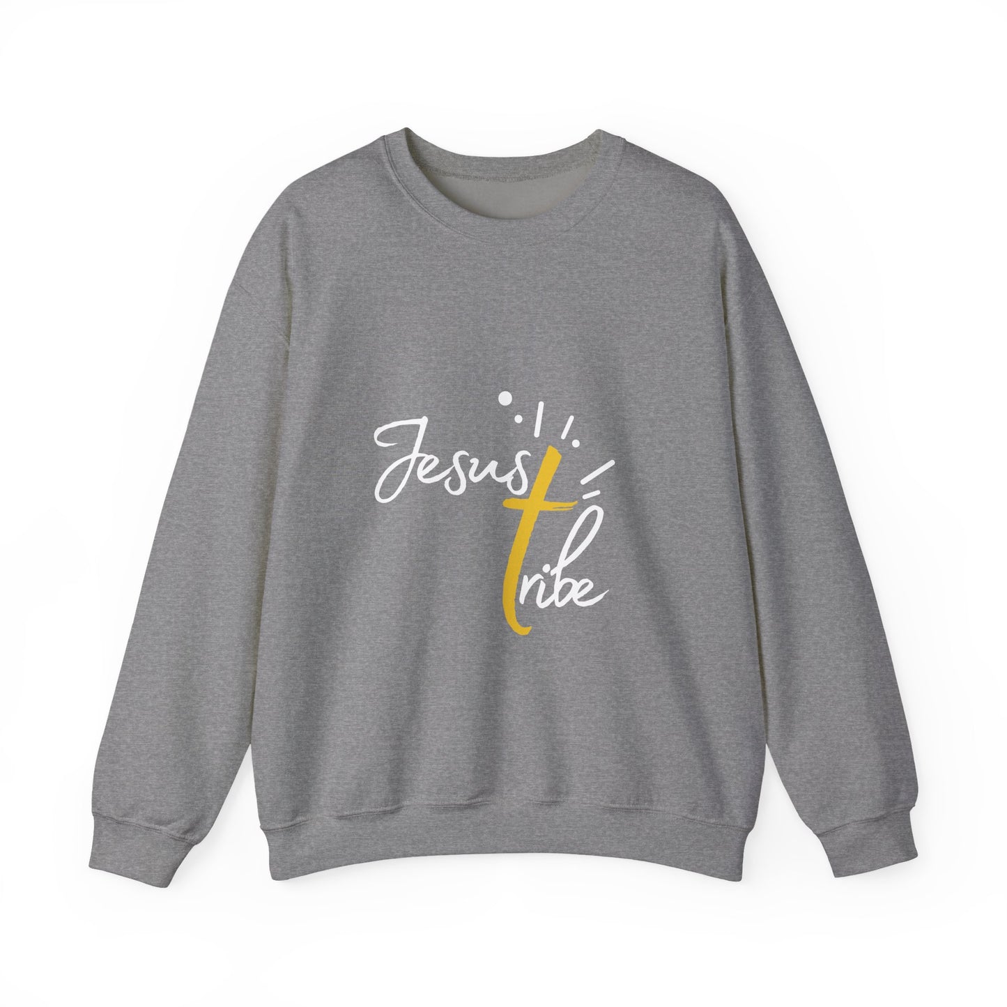 Jesus Tribe - Faith-Inspired Crewneck Sweatshirt - Jesus Tribe Apparel, Christian Gifts, Comfortable Everyday Wear, Inspirational Fashion, Cozy Casuals