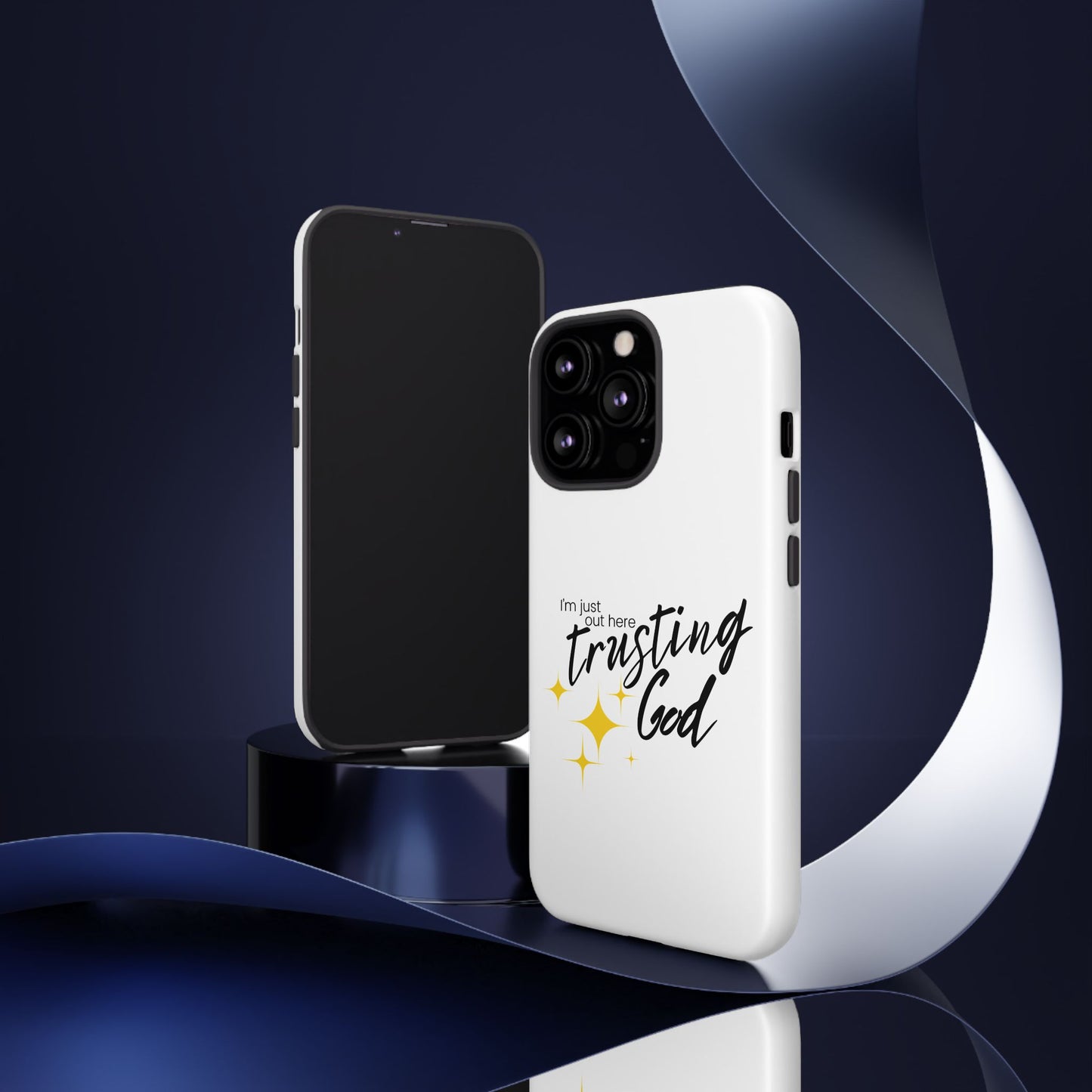 I'm Just Out Here Trusting God - Phone Case