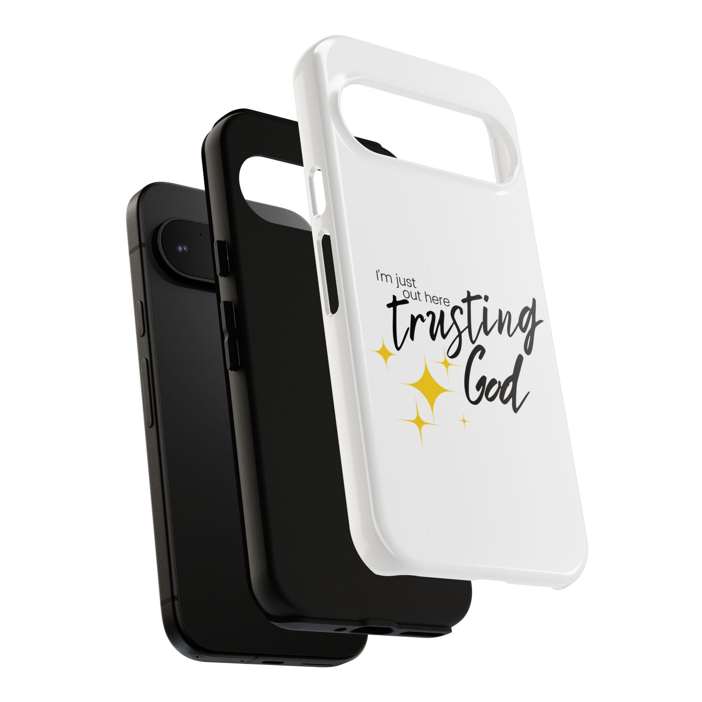I'm Just Out Here Trusting God - Phone Case