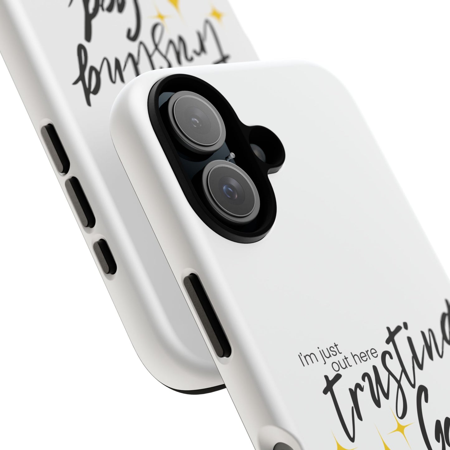 I'm Just Out Here Trusting God - Phone Case
