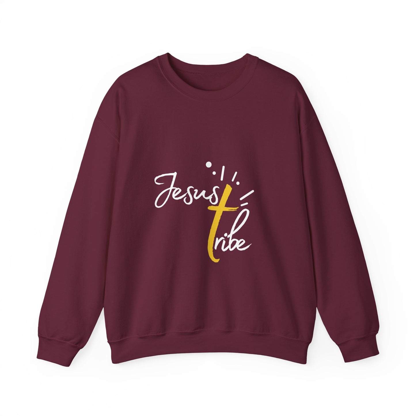 Jesus Tribe - Faith-Inspired Crewneck Sweatshirt - Jesus Tribe Apparel, Christian Gifts, Comfortable Everyday Wear, Inspirational Fashion, Cozy Casuals