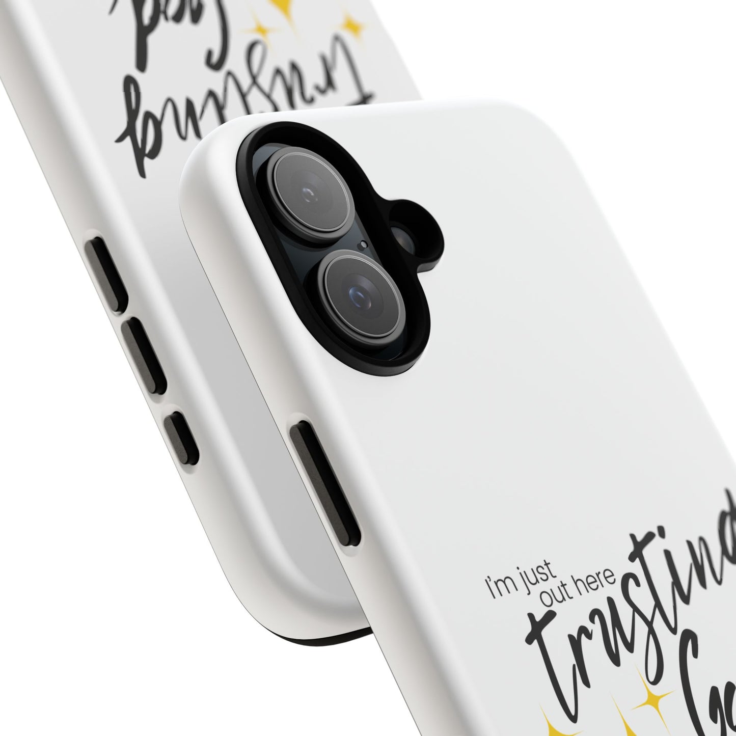 I'm Just Out Here Trusting God - Phone Case