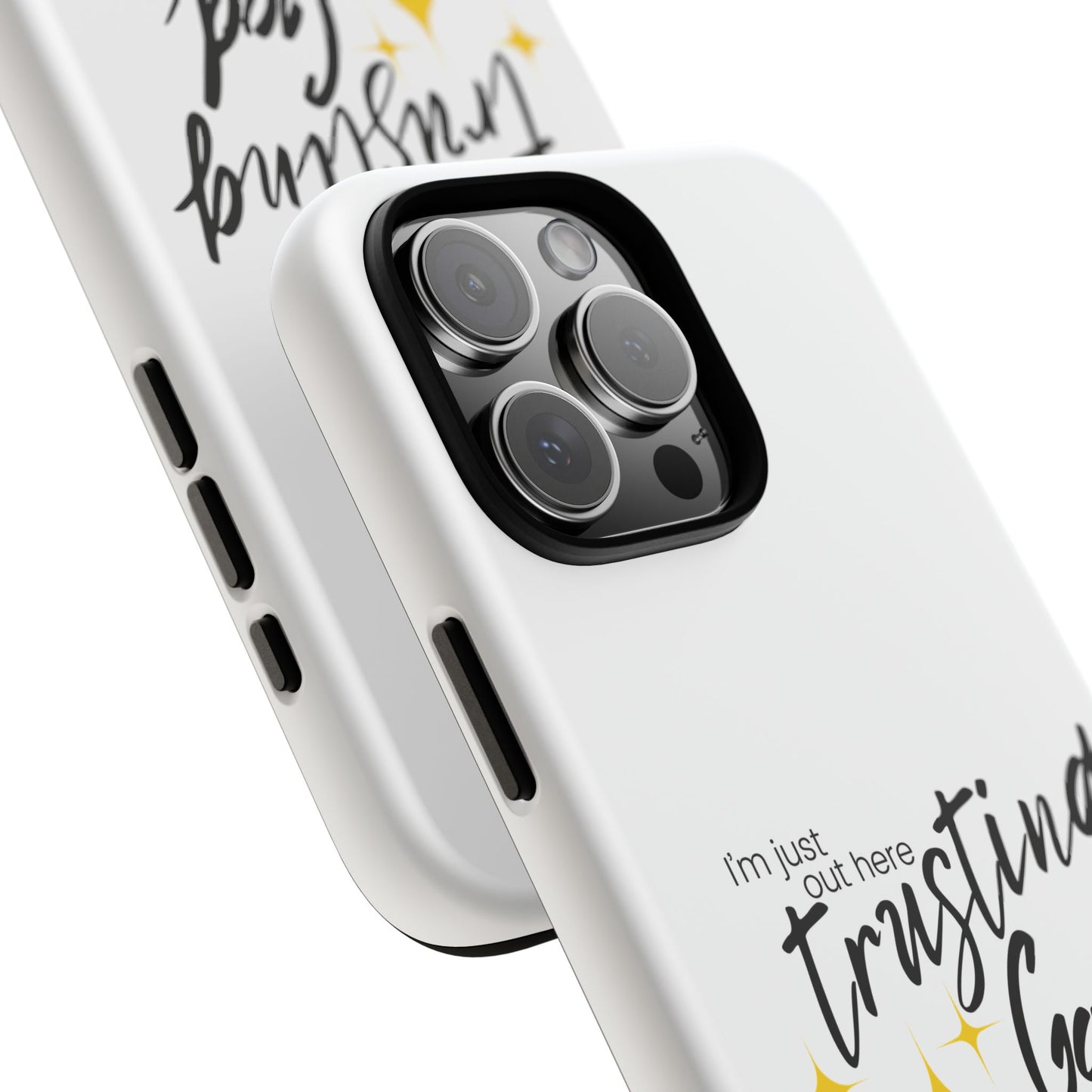 I'm Just Out Here Trusting God - Phone Case