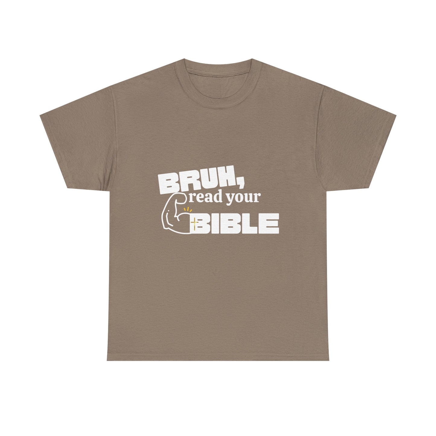 Bruh, Read Your Bible - Funny Bible Quote T-Shirt, Christian Gift, Men's Tee, Casual Wear, Church Shirt, Humor Apparel