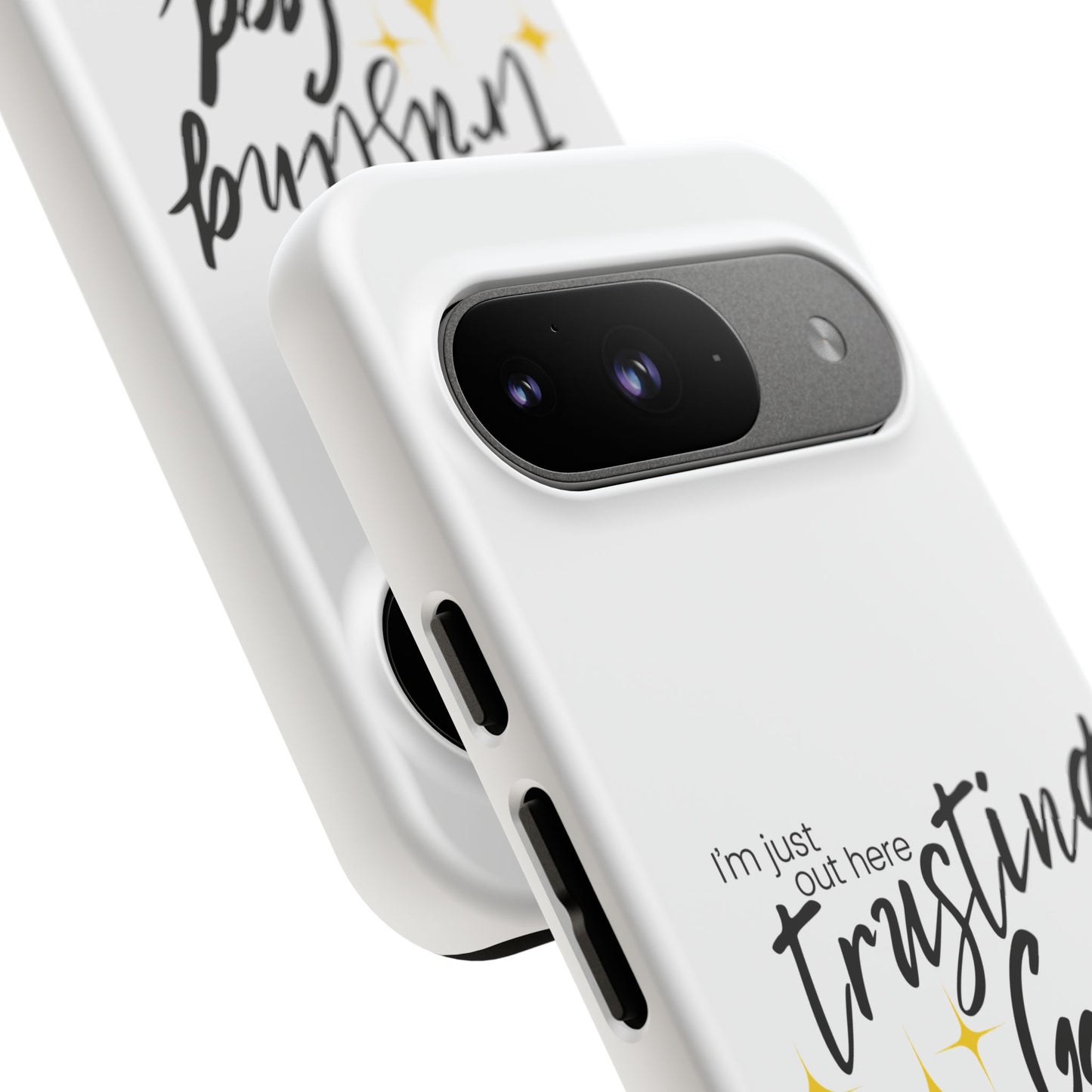 I'm Just Out Here Trusting God - Phone Case