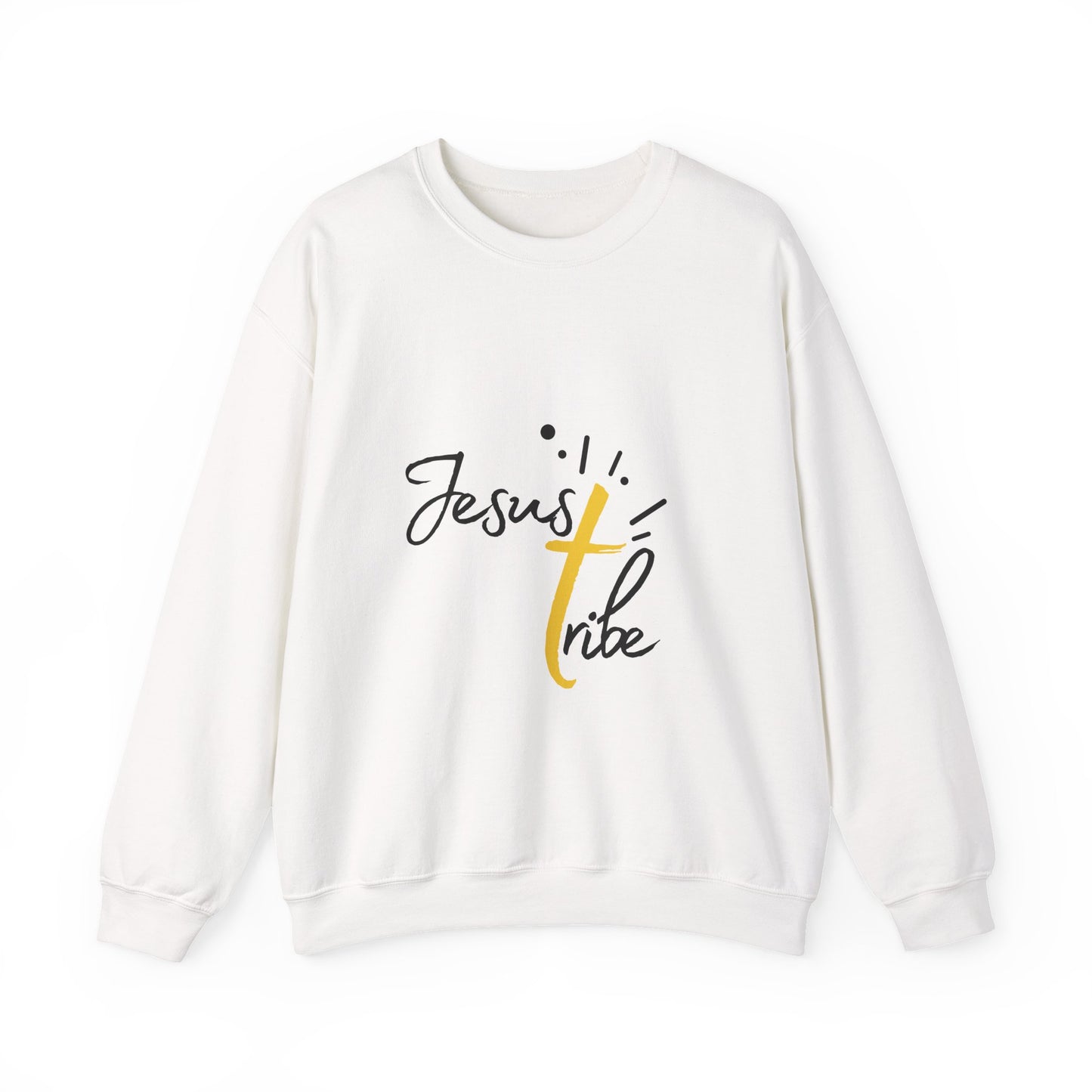 Jesus Tribe - Faith-Inspired Crewneck Sweatshirt - Jesus Tribe Apparel, Christian Gifts, Comfortable Everyday Wear, Inspirational Fashion, Cozy Casuals