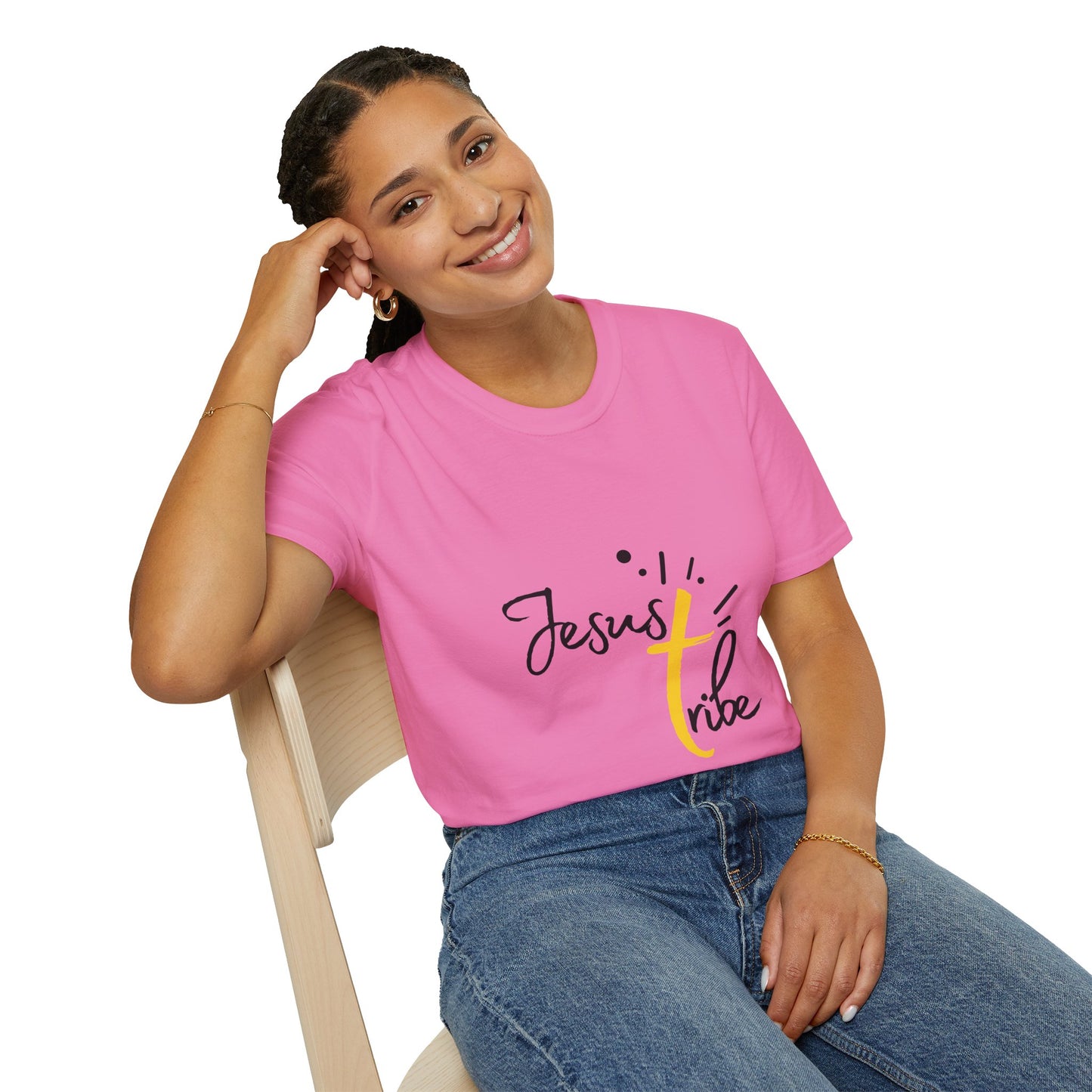 Faith-Inspired Unisex T-Shirt | Jesus Tribe Design | Casual Wear, Christian Gift, Spiritual Clothing, Everyday Tee, Church Events