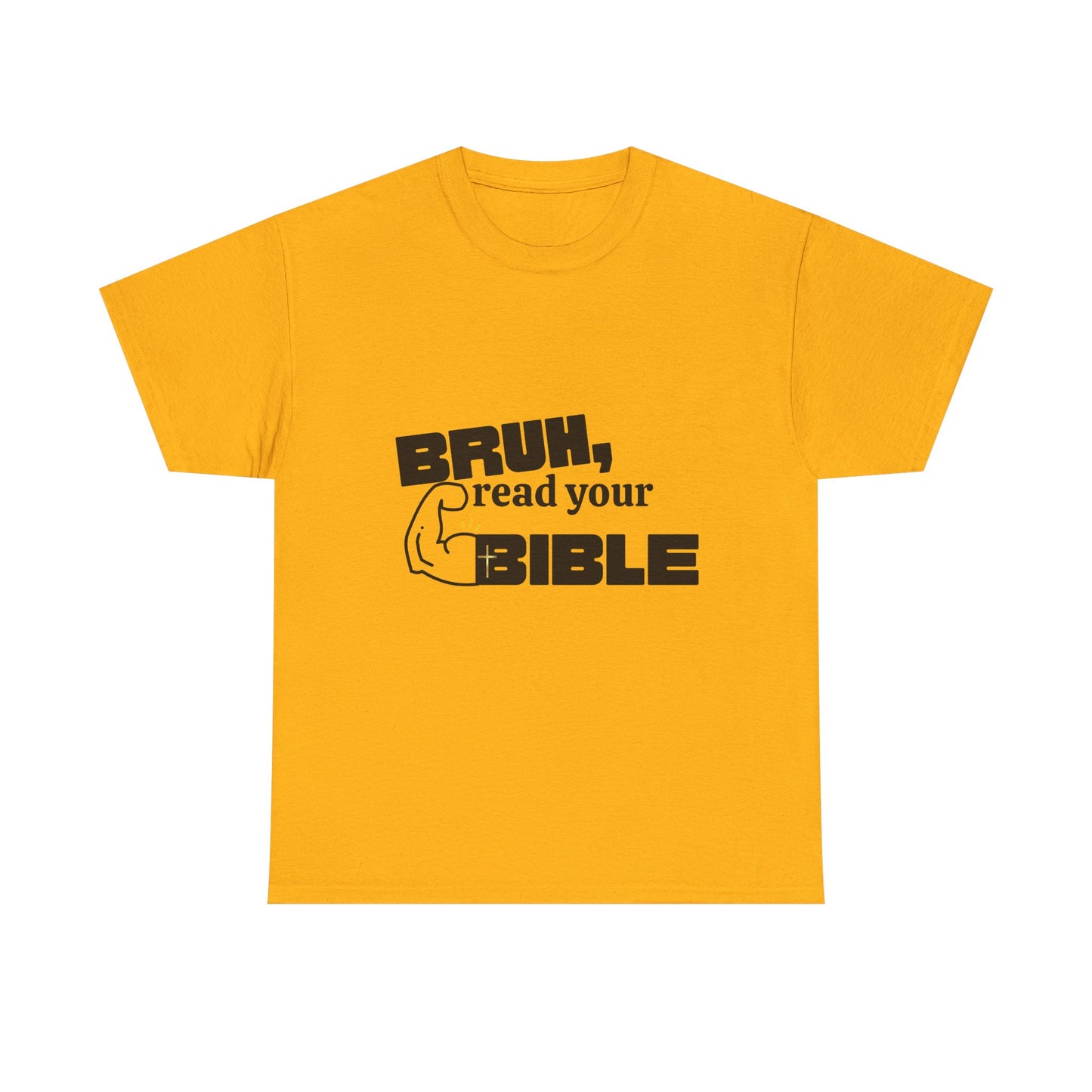 Bruh, Read Your Bible - Funny Bible Quote T-Shirt, Christian Gift, Men's Tee, Casual Wear, Church Shirt, Humor Apparel