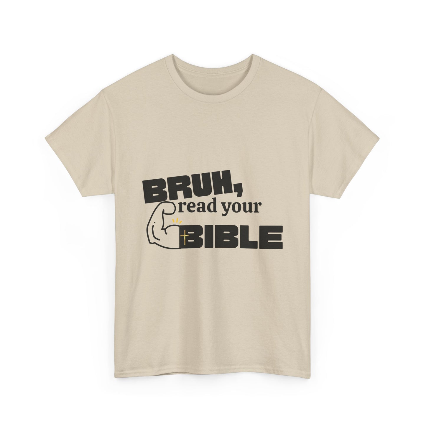 Bruh, Read Your Bible - Funny Bible Quote T-Shirt, Christian Gift, Men's Tee, Casual Wear, Church Shirt, Humor Apparel