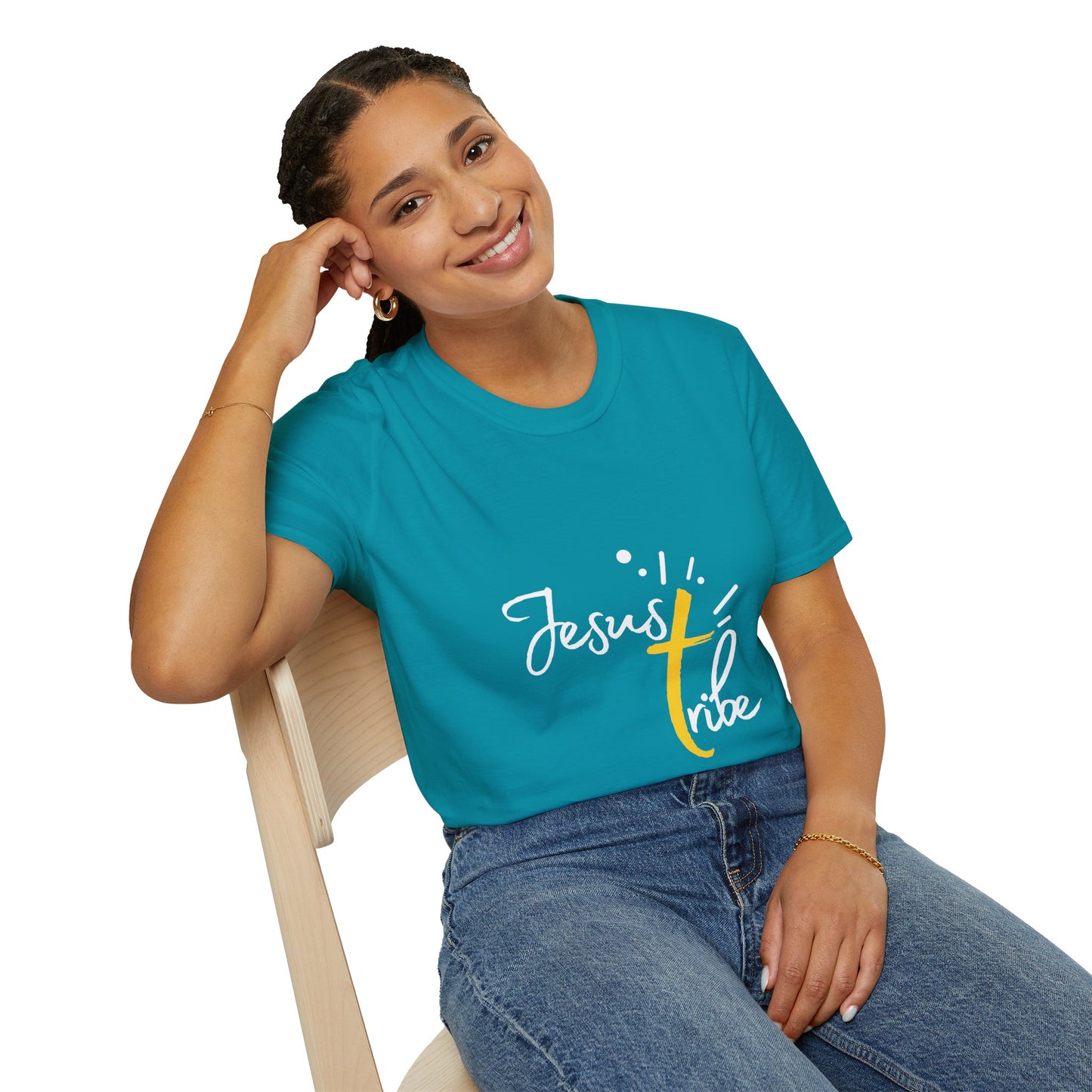 Faith-Inspired Unisex T-Shirt | Jesus Tribe Design | Casual Wear, Christian Gift, Spiritual Clothing, Everyday Tee, Church Events