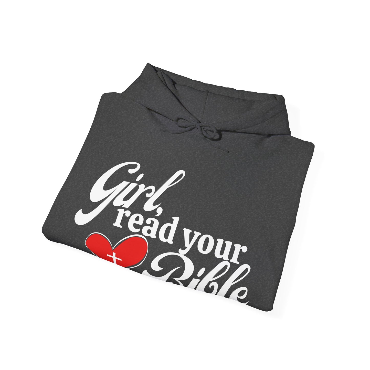 Christian Inspiration Hoodie for Girls, Bible Verse Sweatshirt, Faith-Based Gift, Cozy Religious Apparel, Winter Wear, Church Event