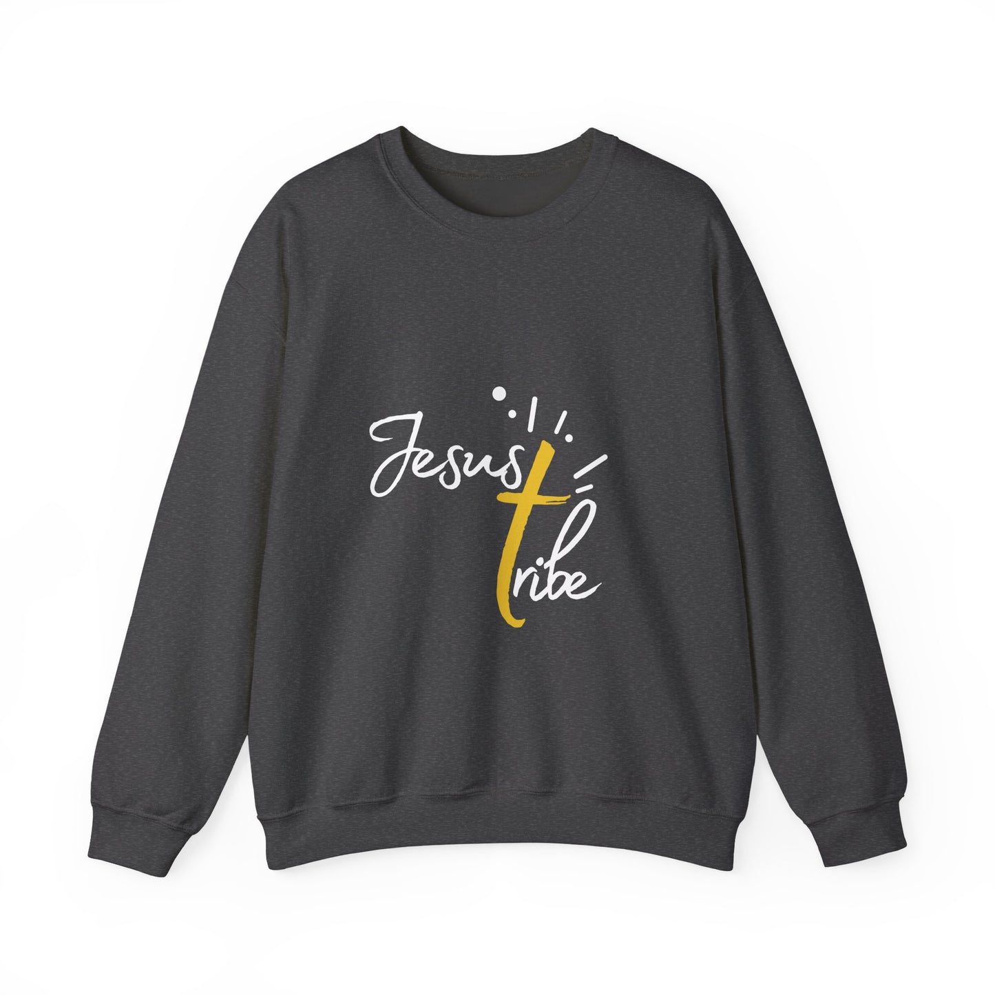 Jesus Tribe - Faith-Inspired Crewneck Sweatshirt - Jesus Tribe Apparel, Christian Gifts, Comfortable Everyday Wear, Inspirational Fashion, Cozy Casuals