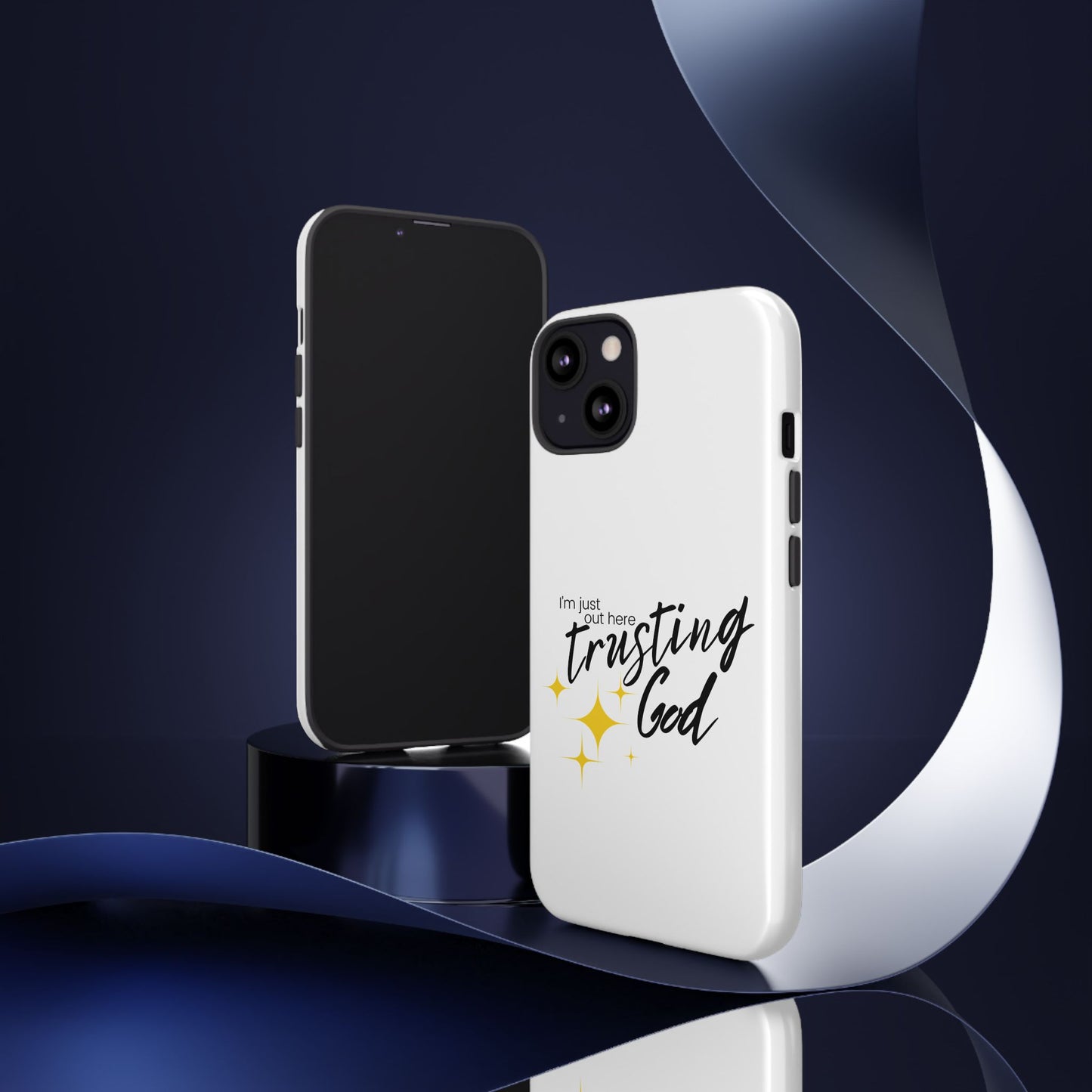 I'm Just Out Here Trusting God - Phone Case