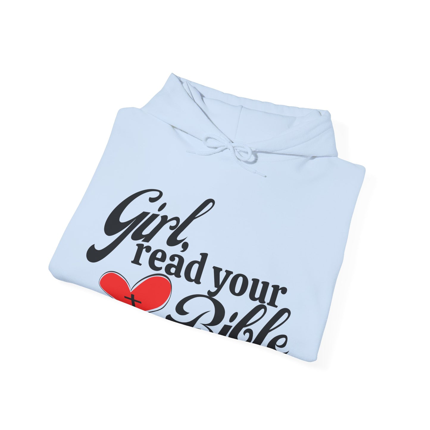 Christian Inspiration Hoodie for Girls, Bible Verse Sweatshirt, Faith-Based Gift, Cozy Religious Apparel, Winter Wear, Church Event
