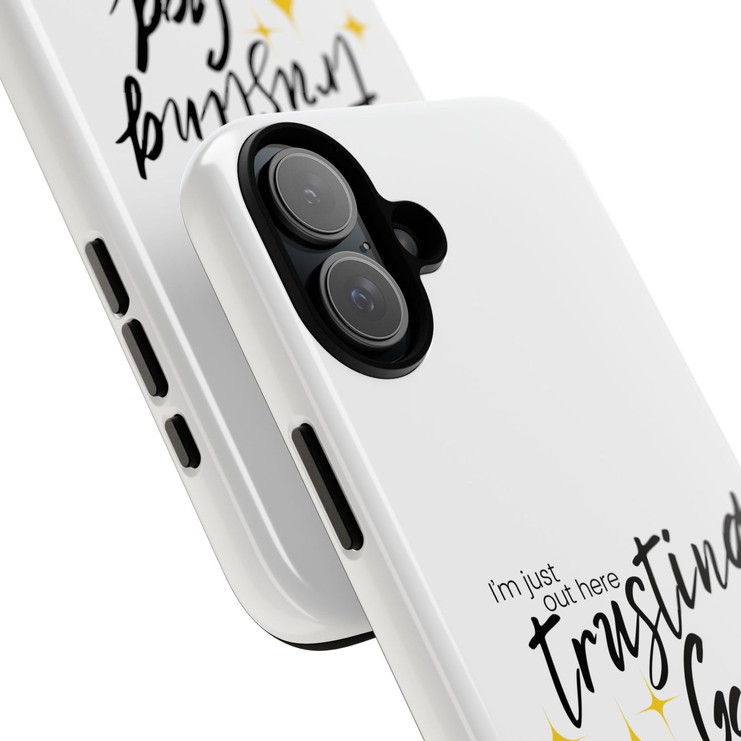 I'm Just Out Here Trusting God - Phone Case