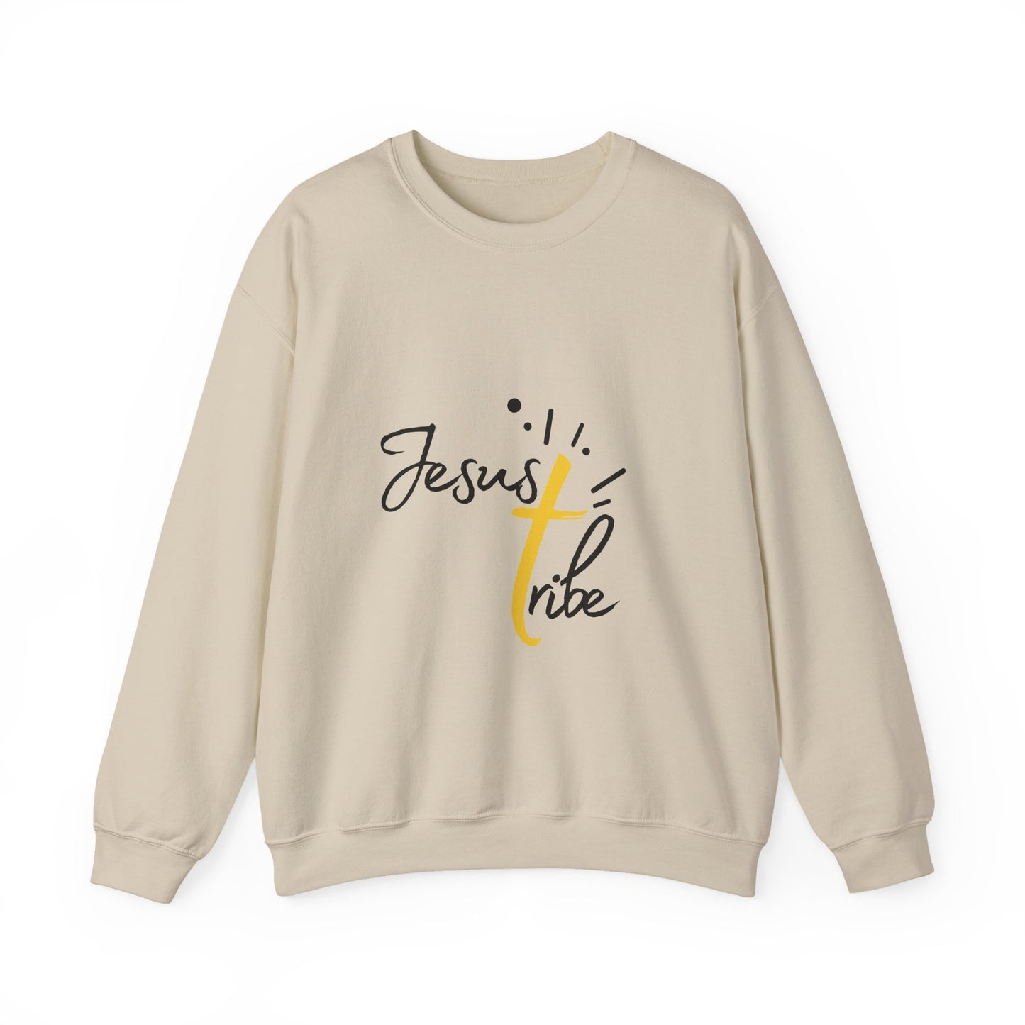 Jesus Tribe - Faith-Inspired Crewneck Sweatshirt - Jesus Tribe Apparel, Christian Gifts, Comfortable Everyday Wear, Inspirational Fashion, Cozy Casuals