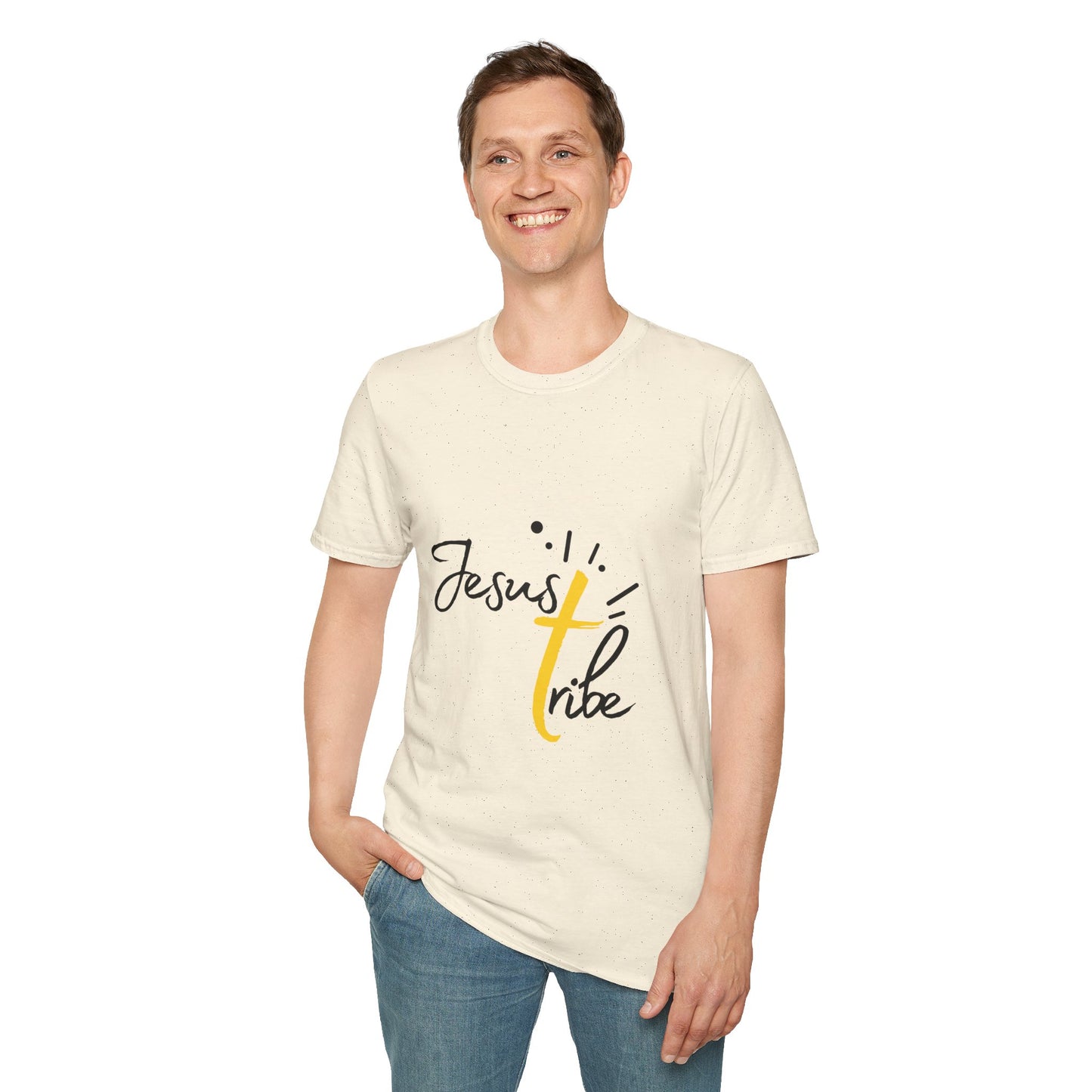 Faith-Inspired Unisex T-Shirt | Jesus Tribe Design | Casual Wear, Christian Gift, Spiritual Clothing, Everyday Tee, Church Events