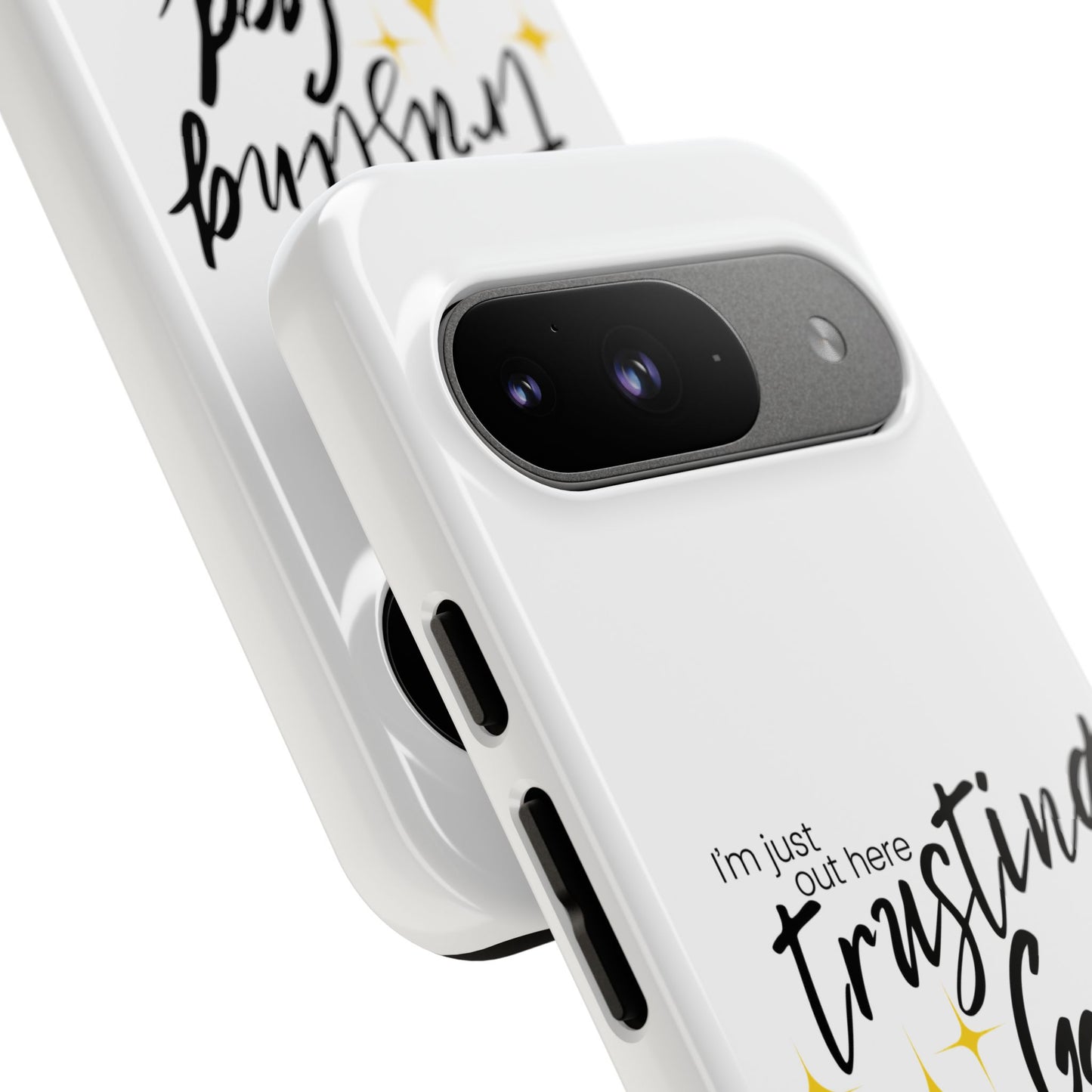 I'm Just Out Here Trusting God - Phone Case