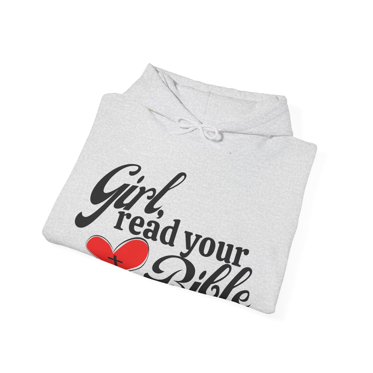 Christian Inspiration Hoodie for Girls, Bible Verse Sweatshirt, Faith-Based Gift, Cozy Religious Apparel, Winter Wear, Church Event