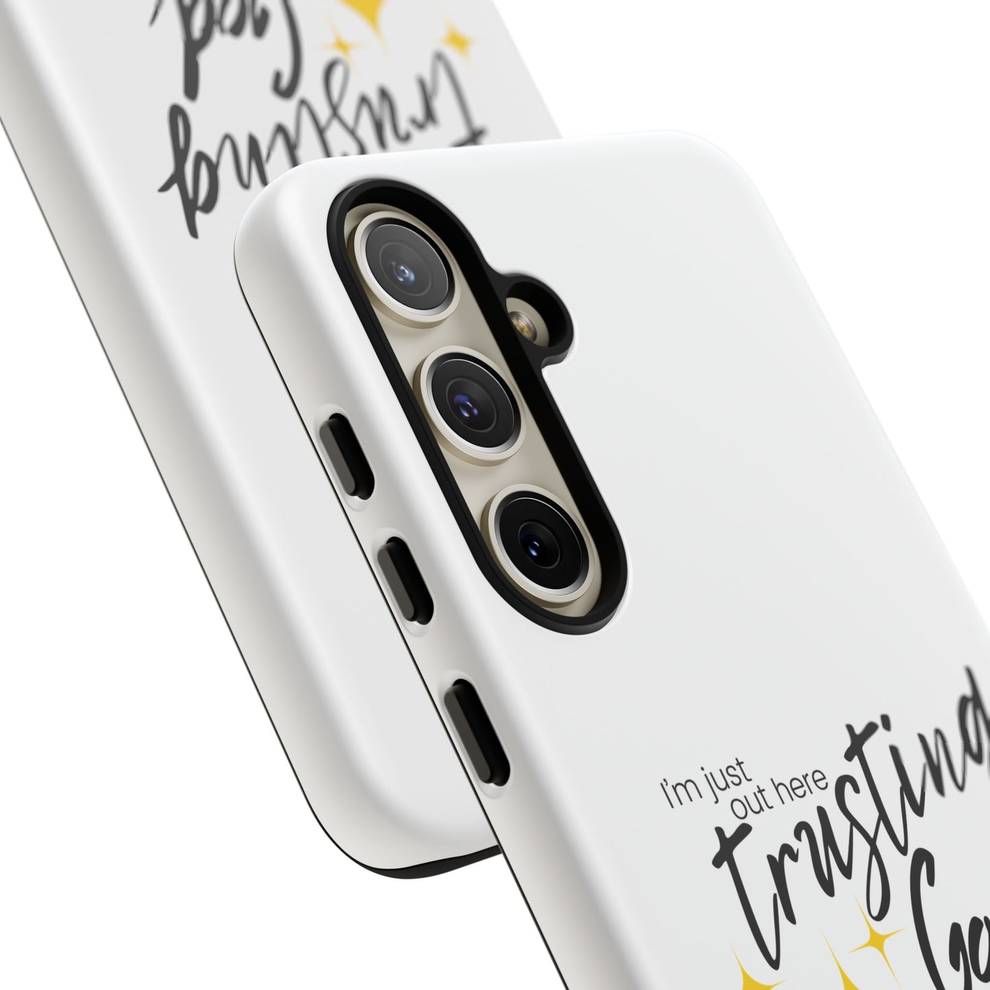 I'm Just Out Here Trusting God - Phone Case